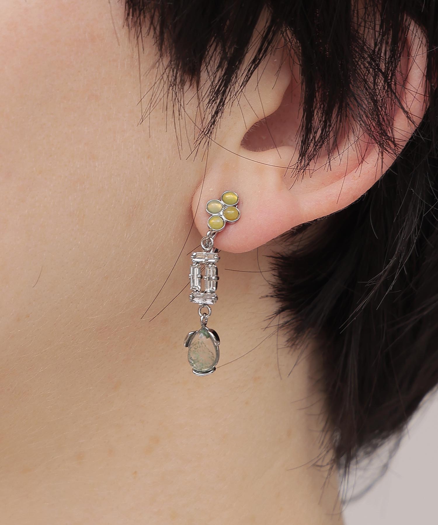 ＜ADER.bijoux＞LIGNE DE FUITE mix earring