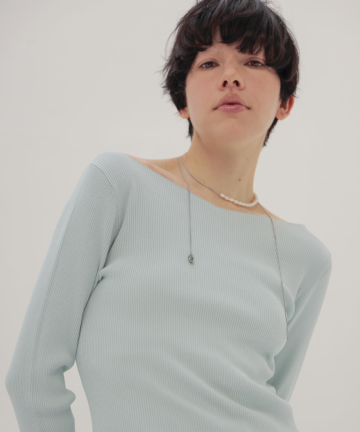 ＜ADER.bijoux＞LIGNE DE FUITE pearl raliet