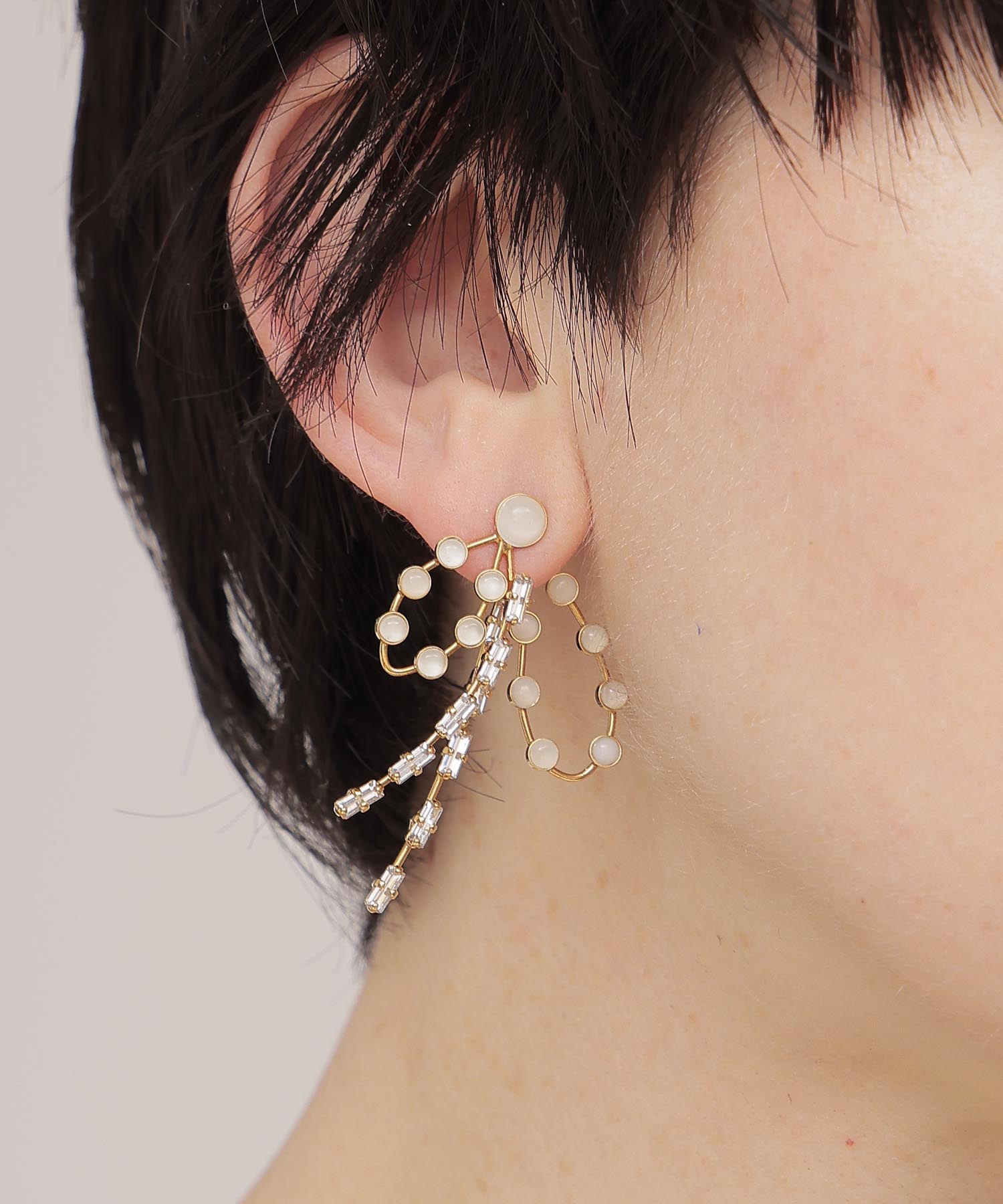＜ADER.bijoux＞LIGNE DE FUITE filigree pierce