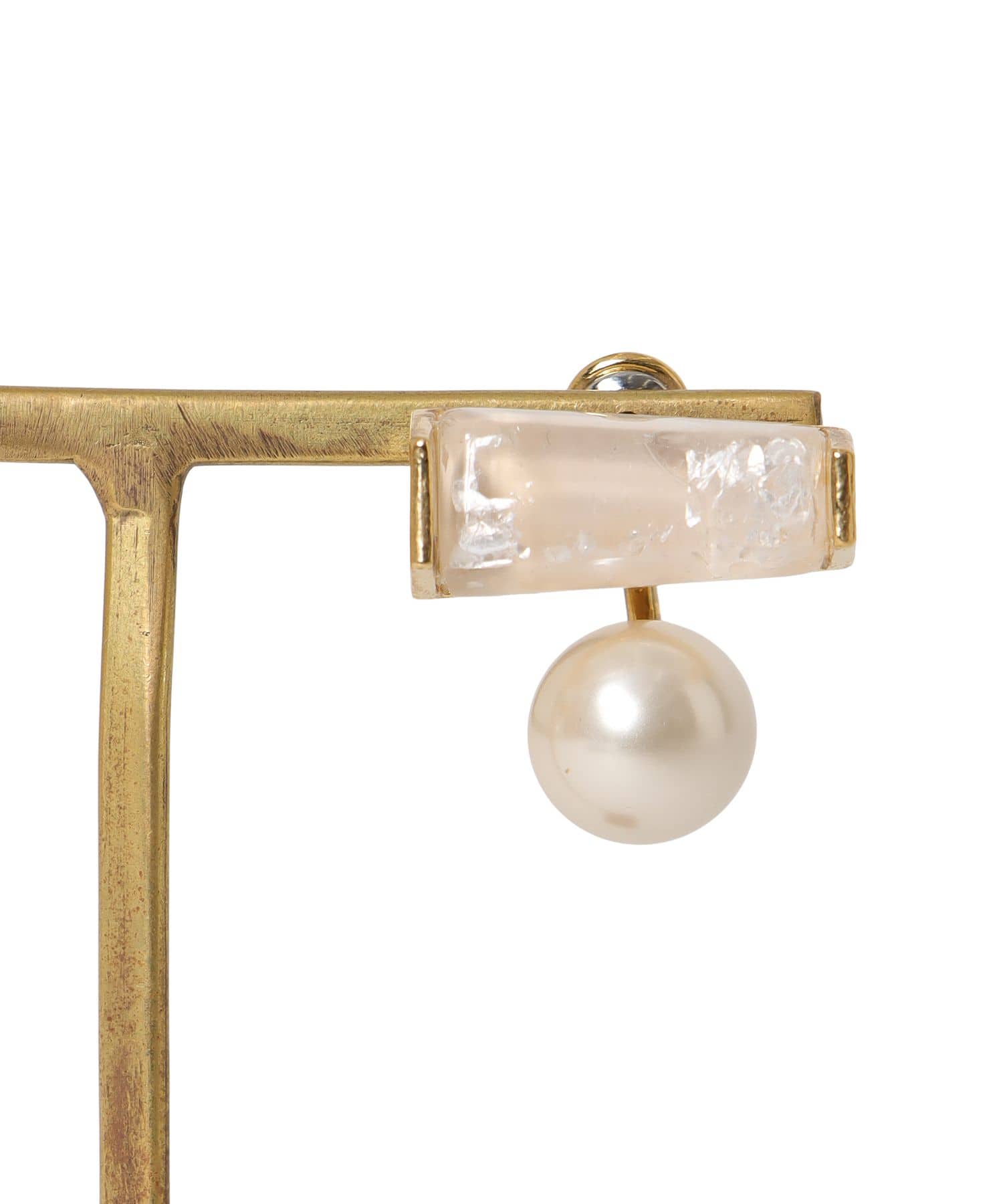 ＜ADER.bijoux＞MARGE pearl 2way pierce