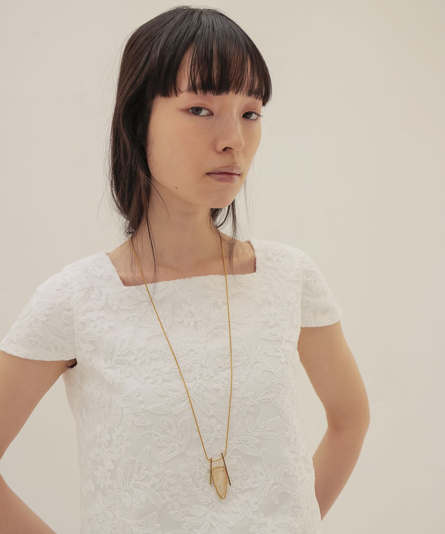 ＜ADER.bijoux＞MARGE adjuster pendant