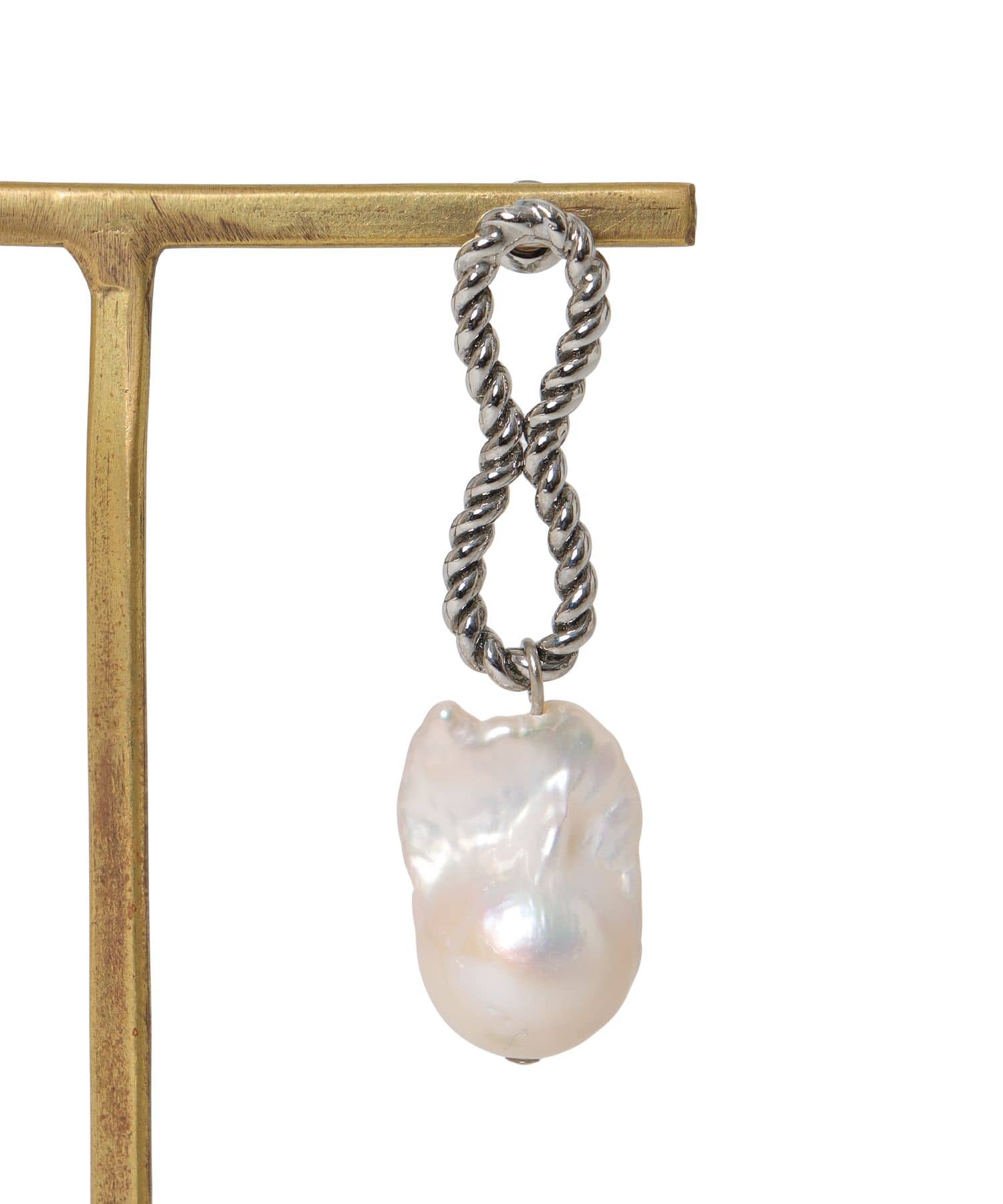 ＜ADER.bijoux＞TORSION pearl pierce