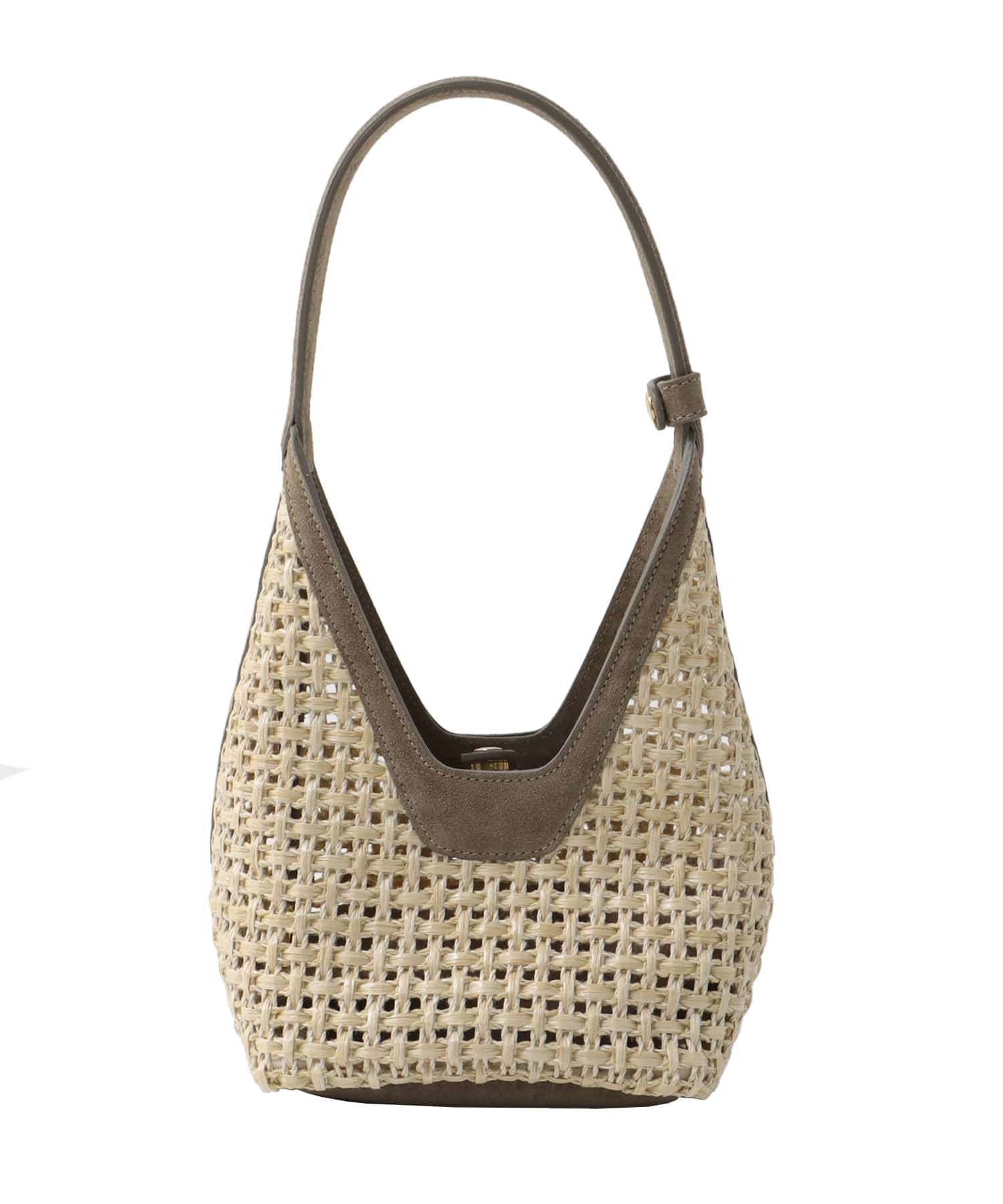 ＜CHRISTIAN VILLA＞raffia top handle bag