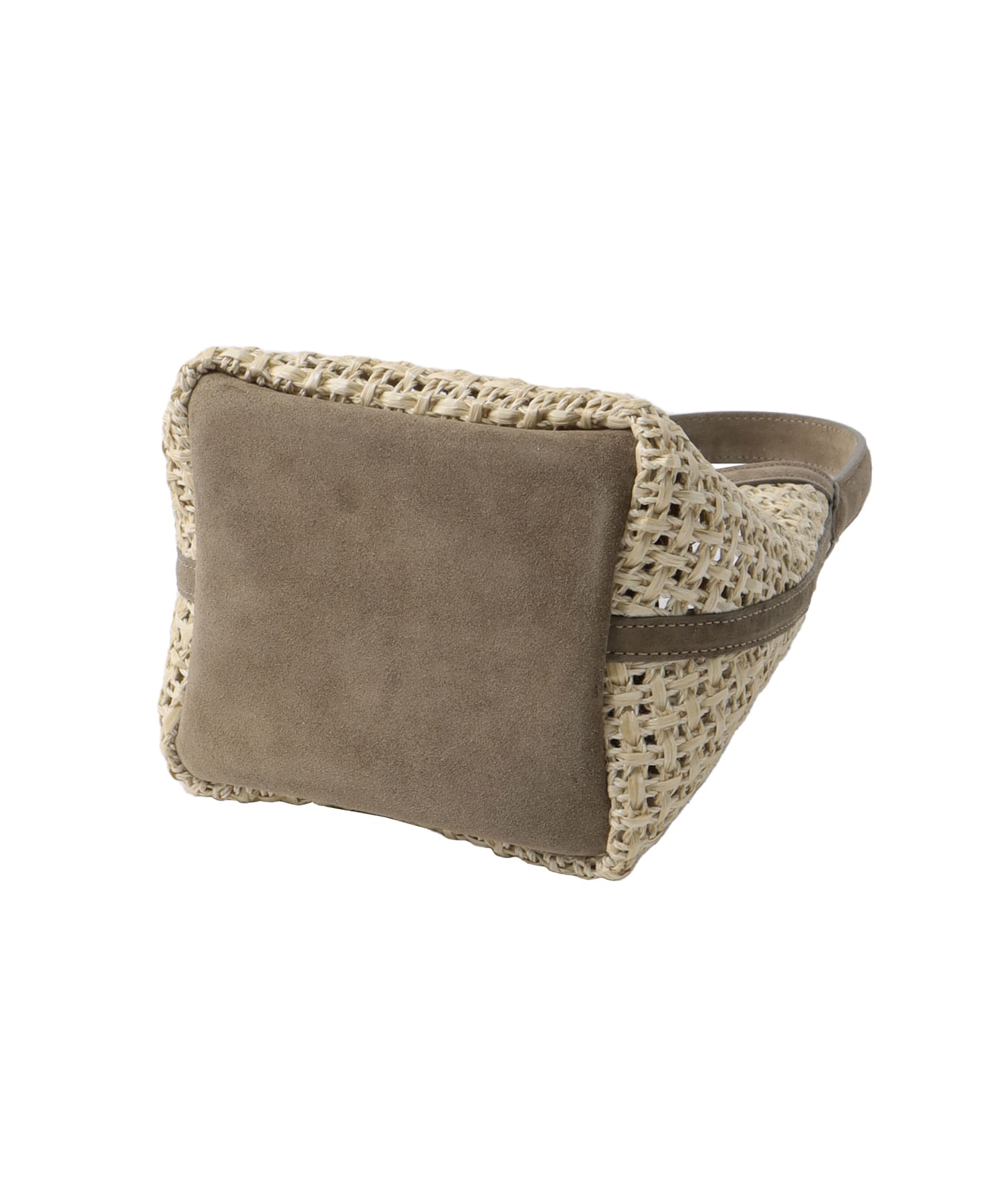 ＜CHRISTIAN VILLA＞raffia top handle bag