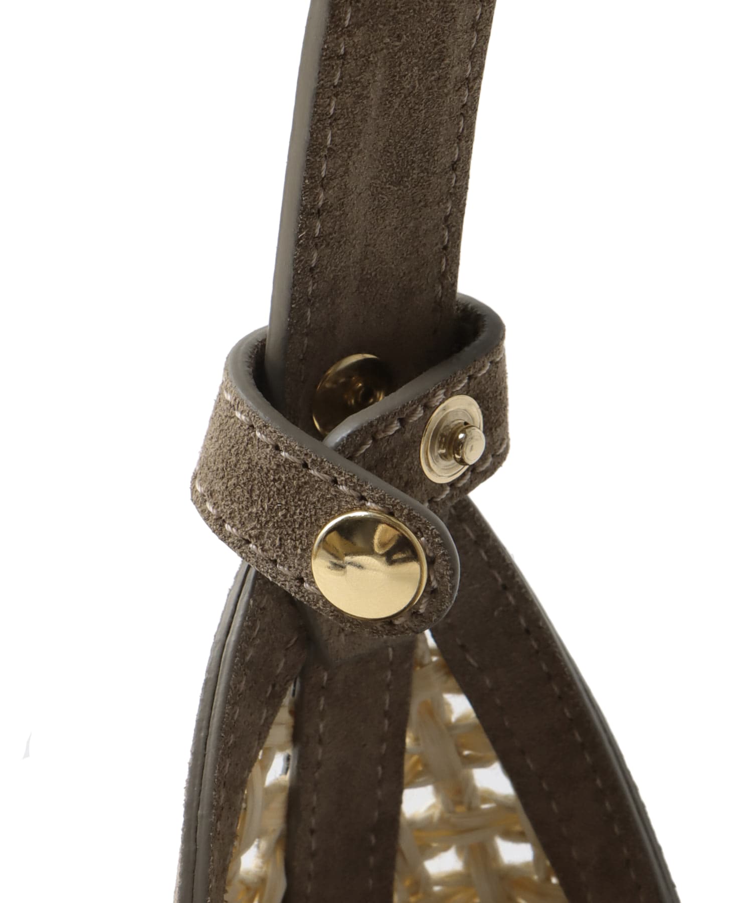 ＜CHRISTIAN VILLA＞raffia top handle bag