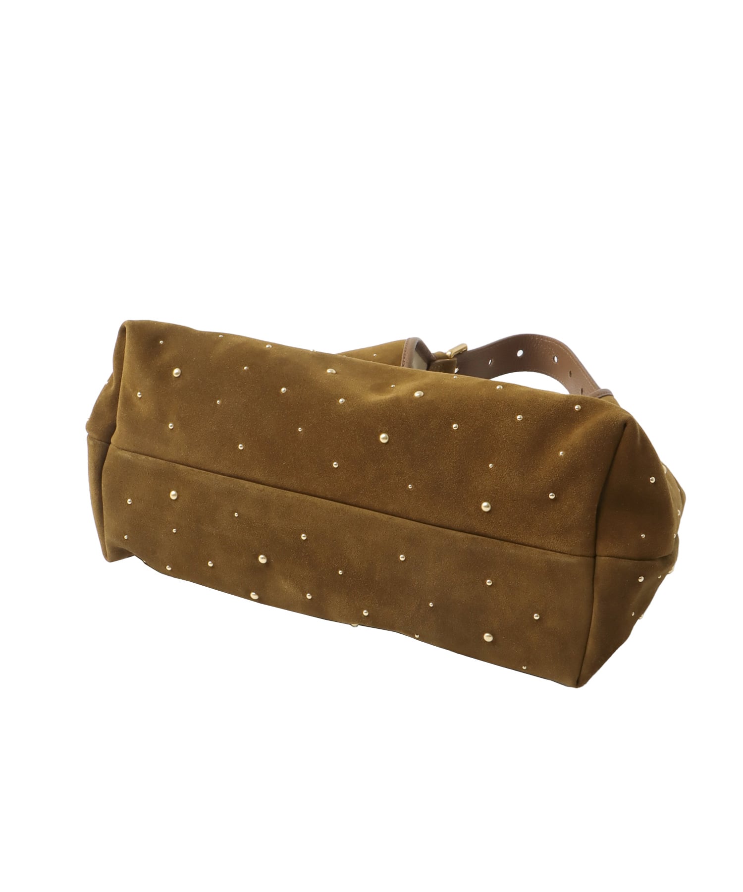 ＜CHRISTIAN VILLA＞suede studs top handle bag