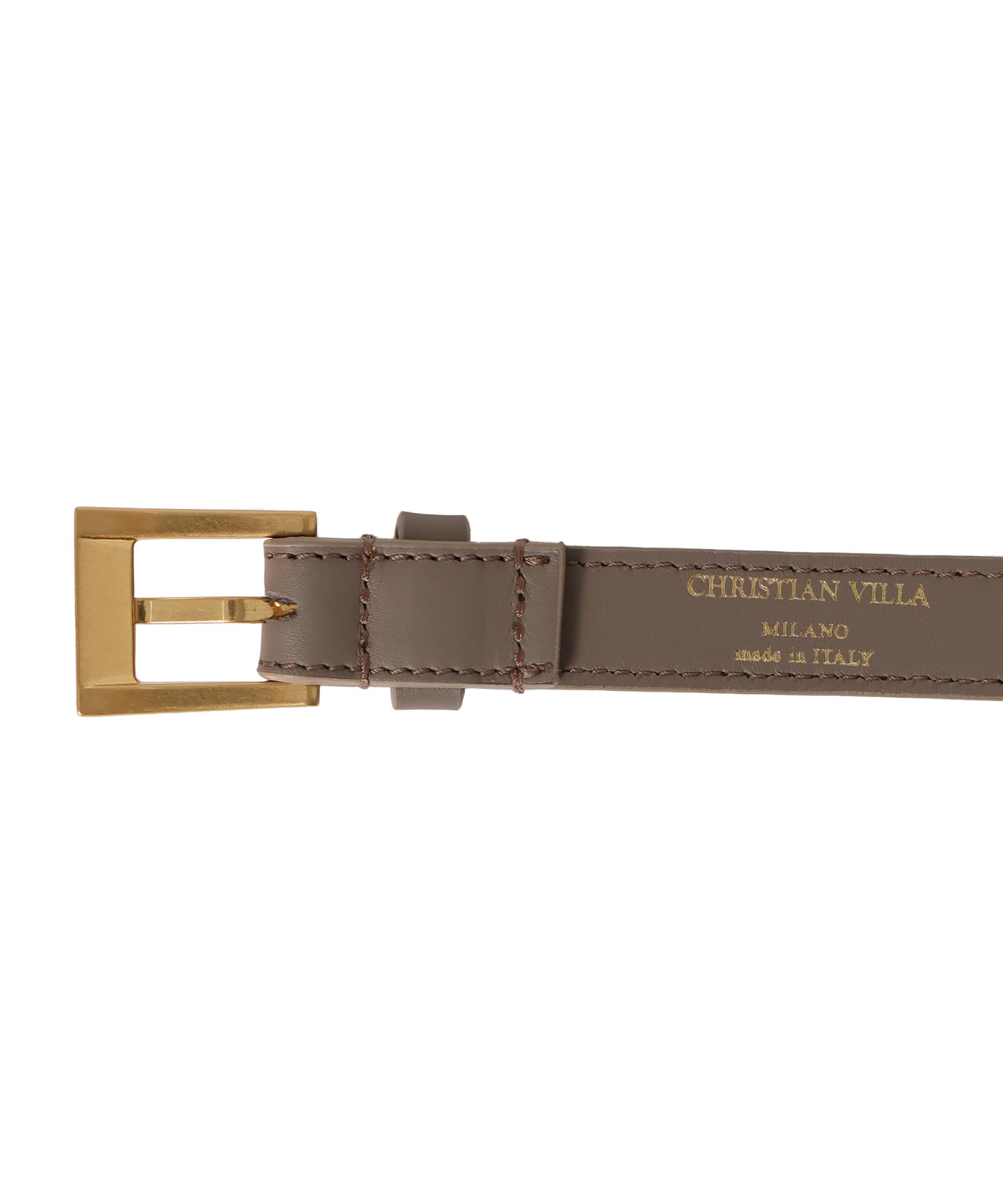 ＜CHRISTIAN VILLA＞2.0 leather belt
