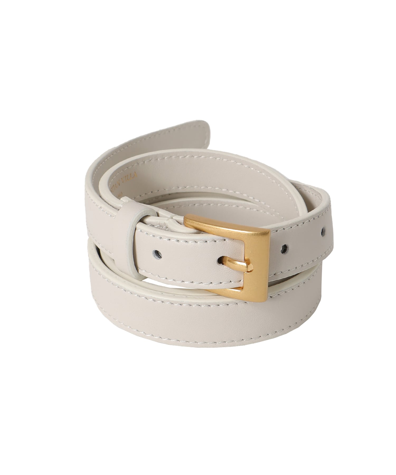 ＜CHRISTIAN VILLA＞2.0 leather belt