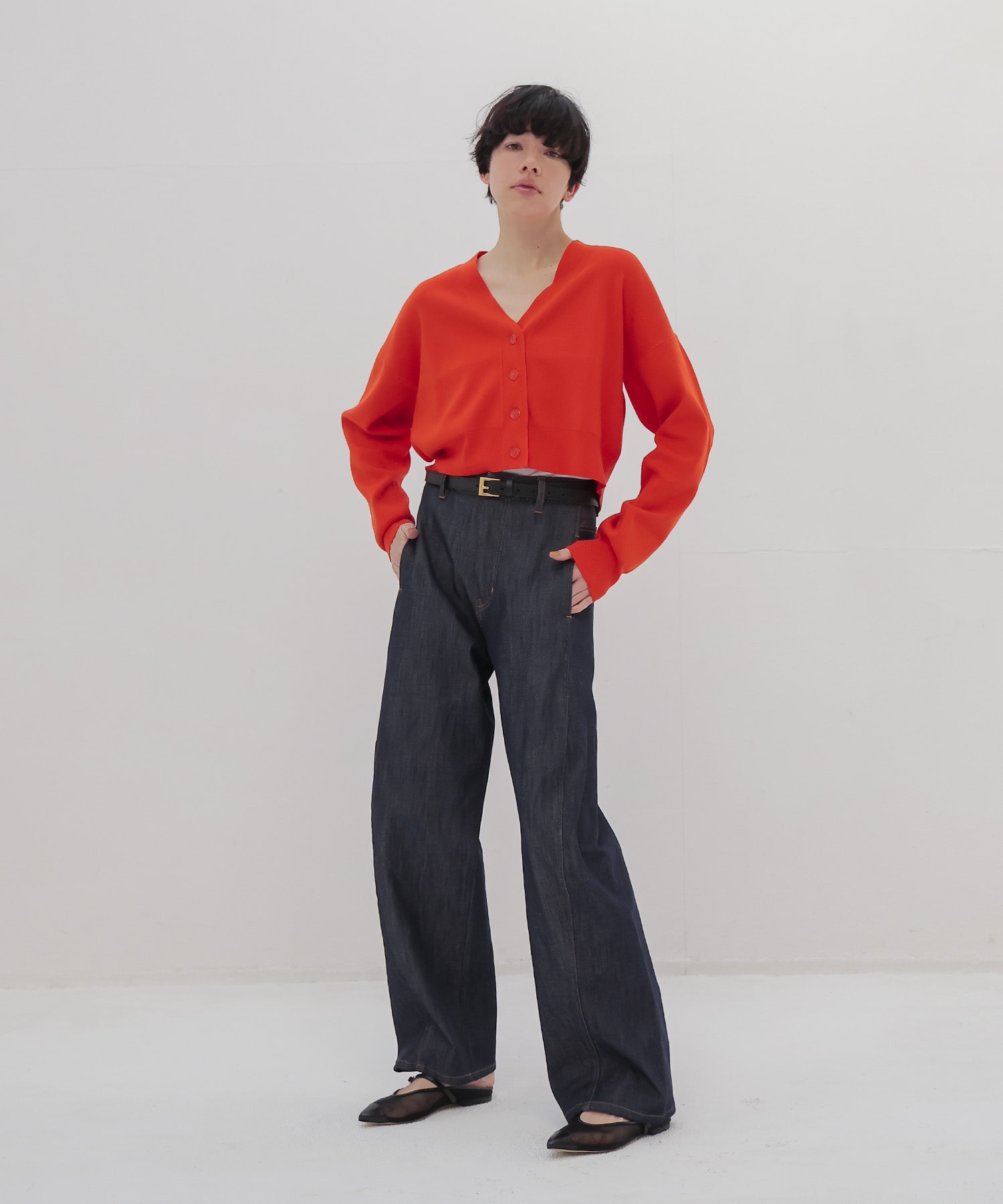 ＜CHRISTIAN VILLA＞2.0 leather belt