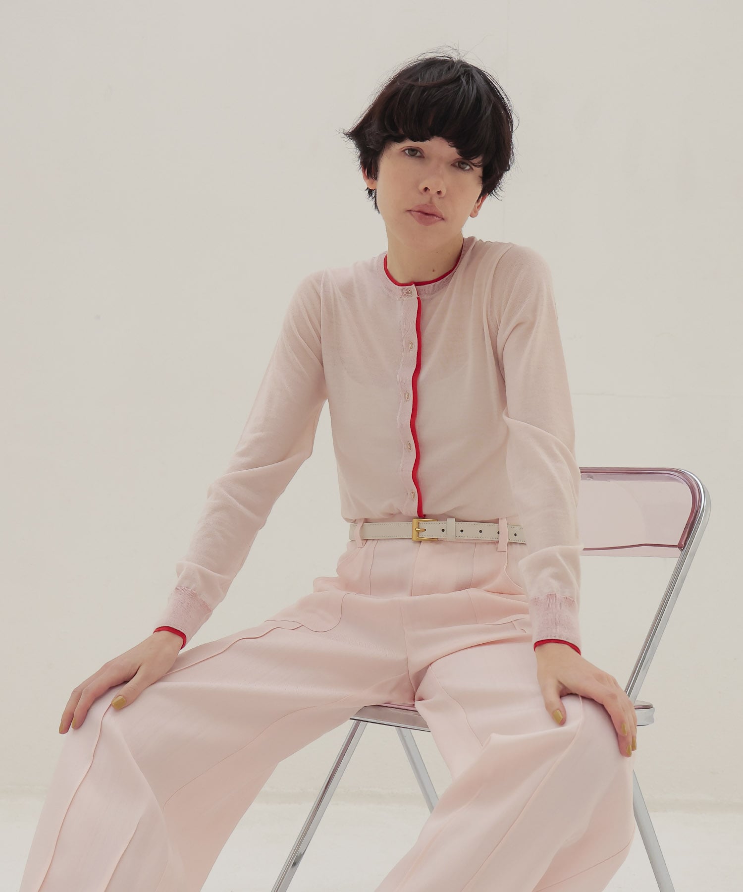 ＜CHRISTIAN VILLA＞2.0 leather belt