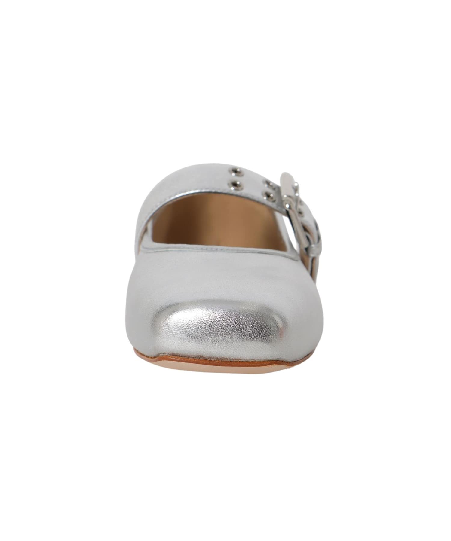 ＜FABIO RUSCONI＞metal buckle mary jane