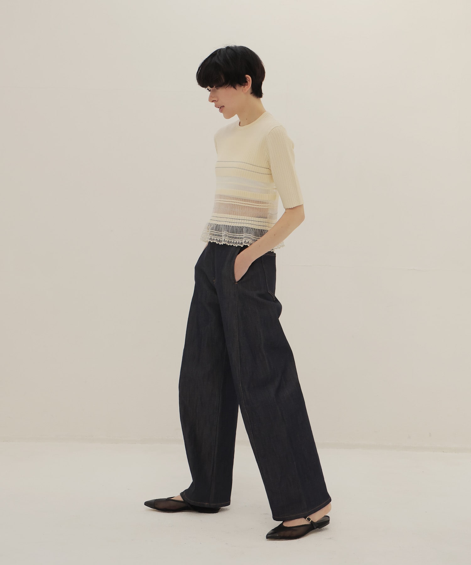 ＜CORSO ROMA，9＞mesh mule