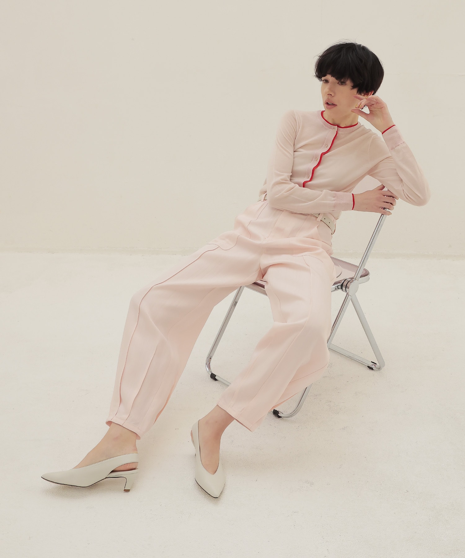 ＜CORSO ROMA，9＞slingbacks pumps