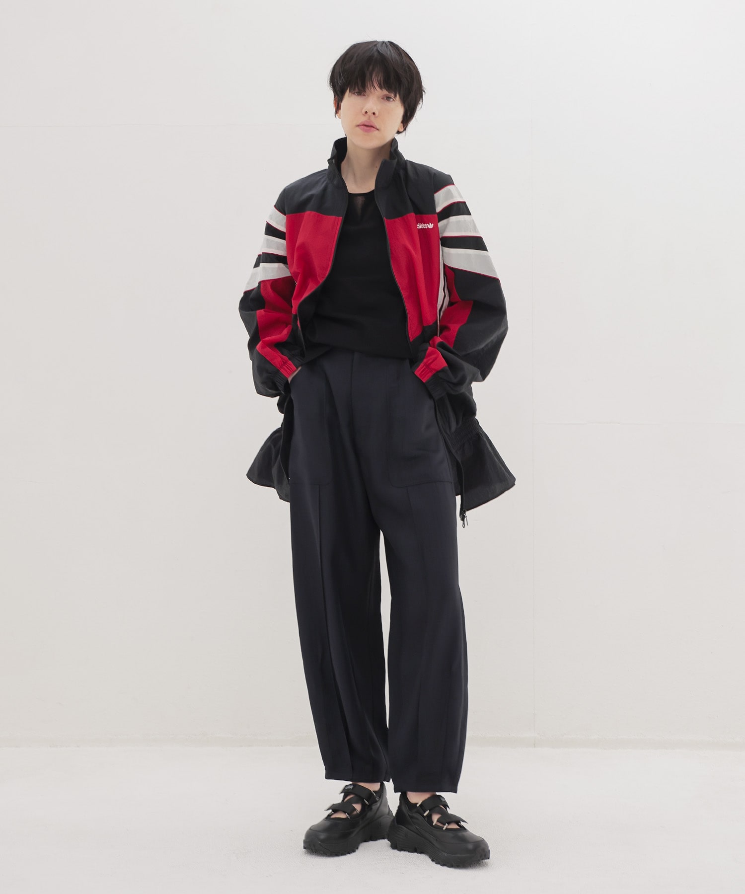 ＜adidas originals＞SANTIAGO WOVEN TRACK TOP