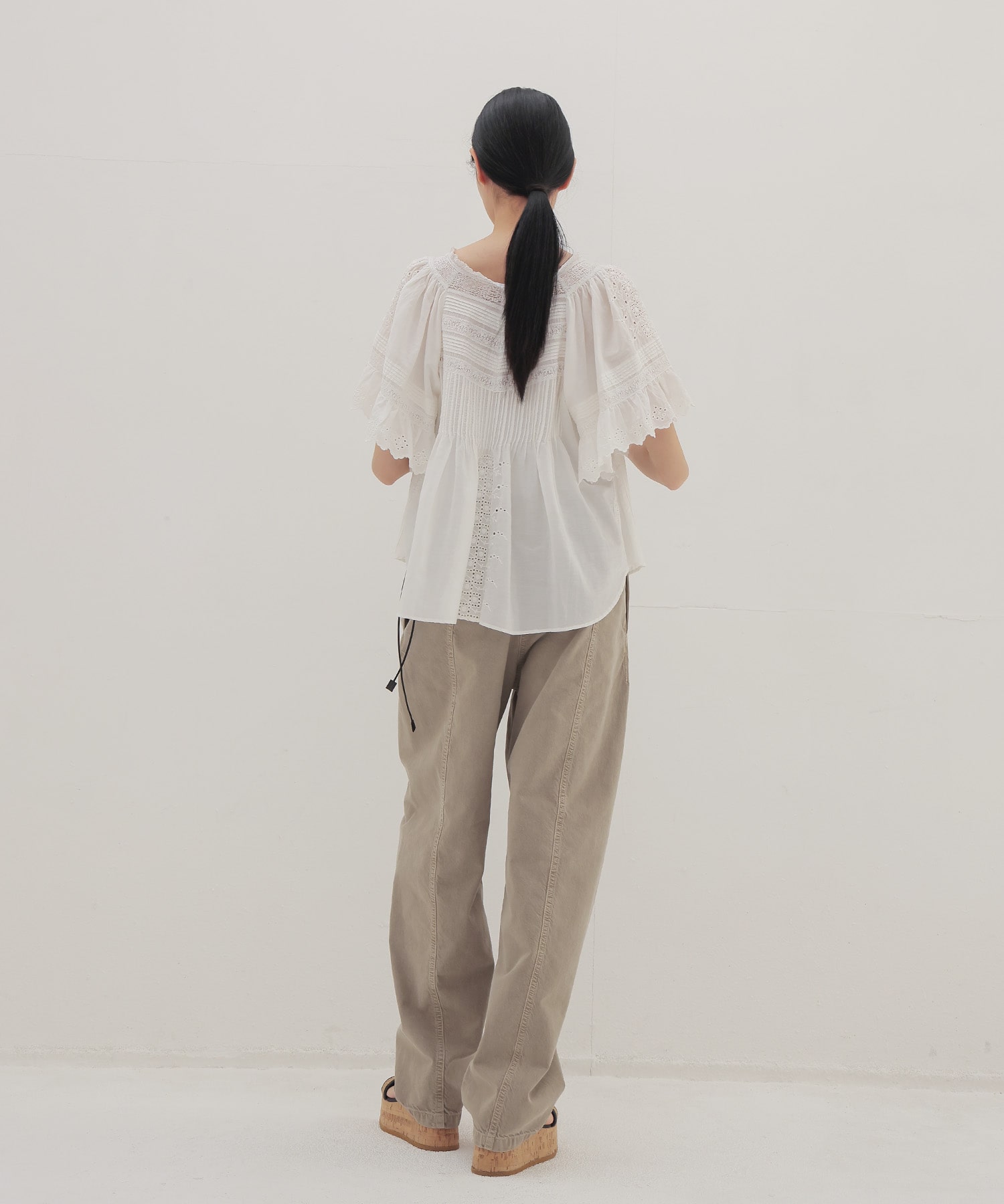 ＜HAIKURE＞ANGEL SHORT LENGTH TWILL 45