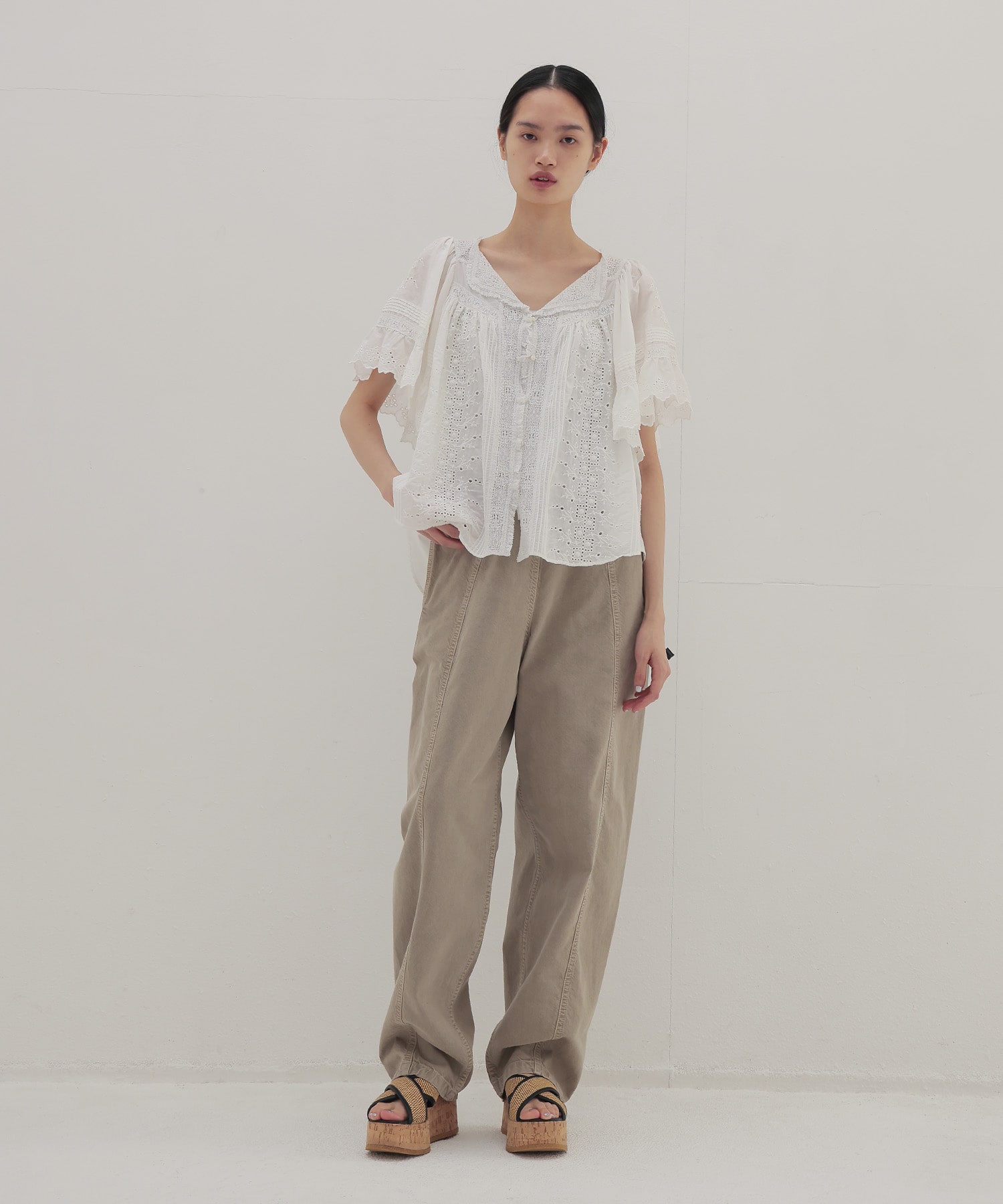 ＜HAIKURE＞ANGEL SHORT LENGTH TWILL 45