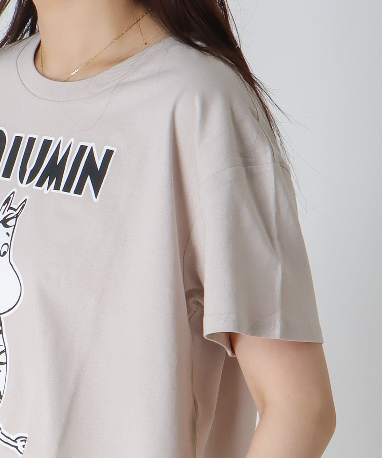 ＜BLACK SCORE＞MIU MIN CROPPED TEE