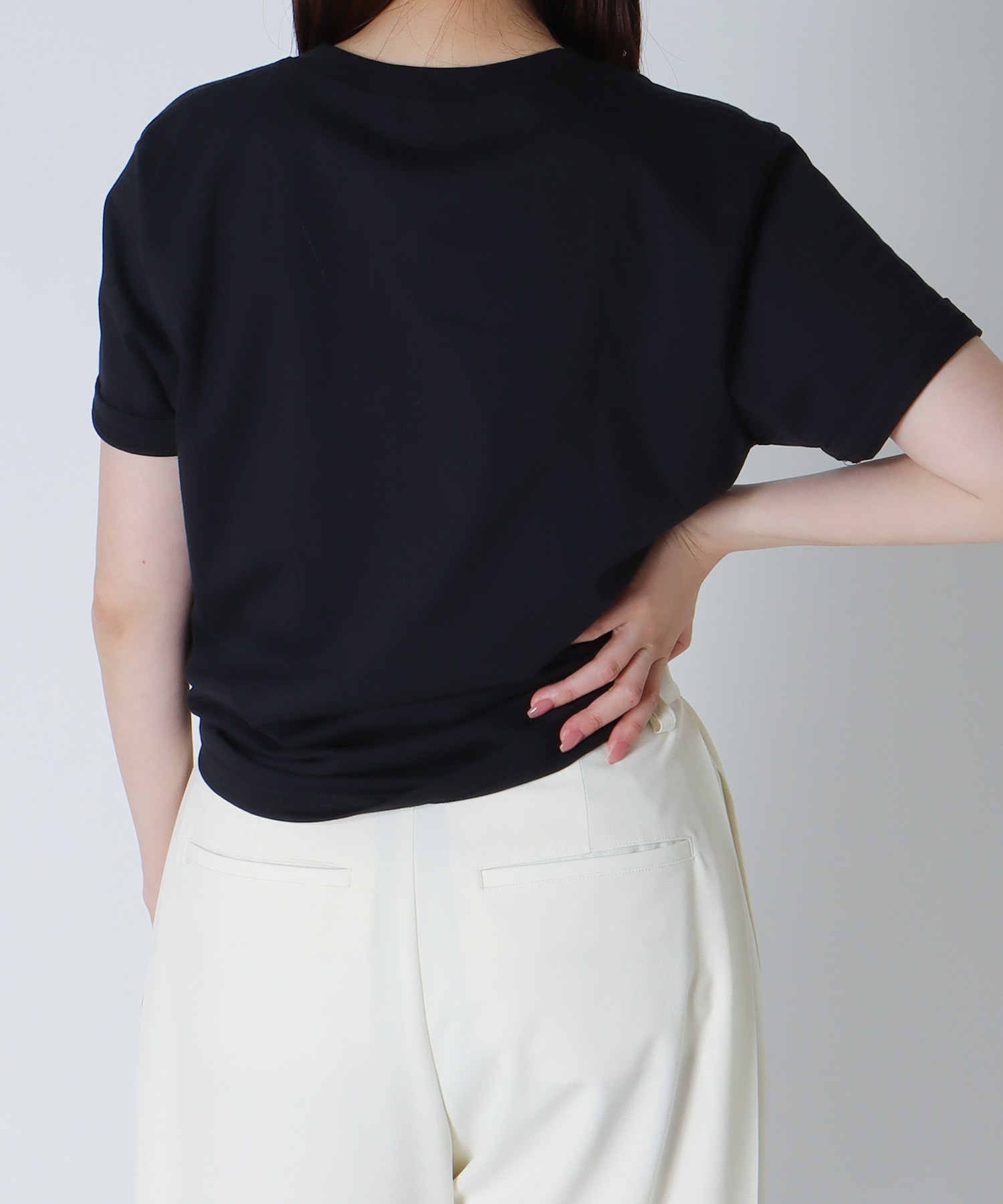 ＜BLACK SCORE＞KISS PUSS TEE