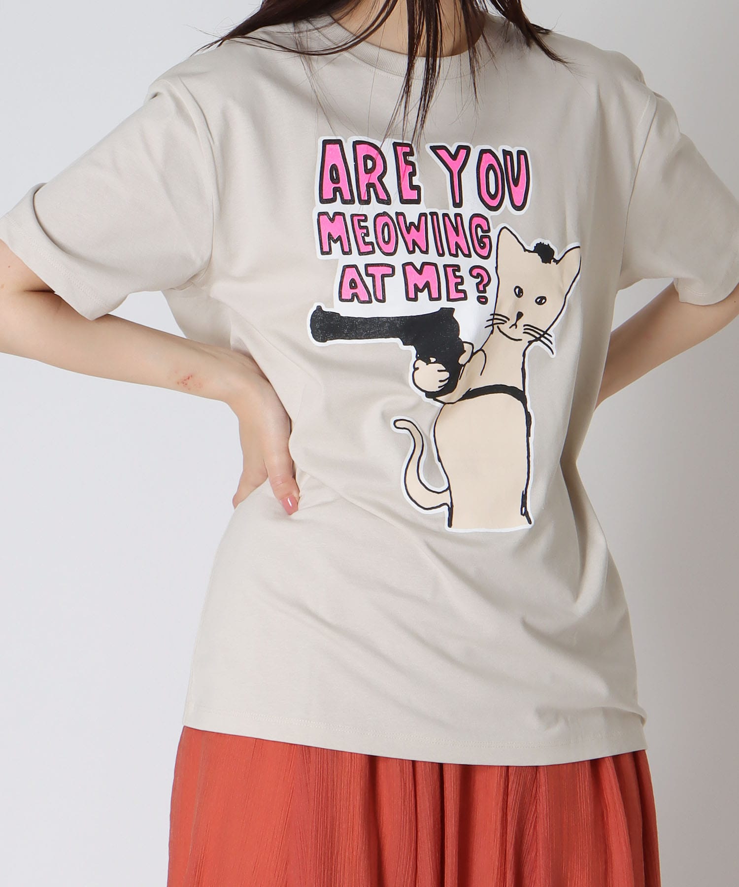 ＜BLACK SCORE＞TAXI CAT TEE