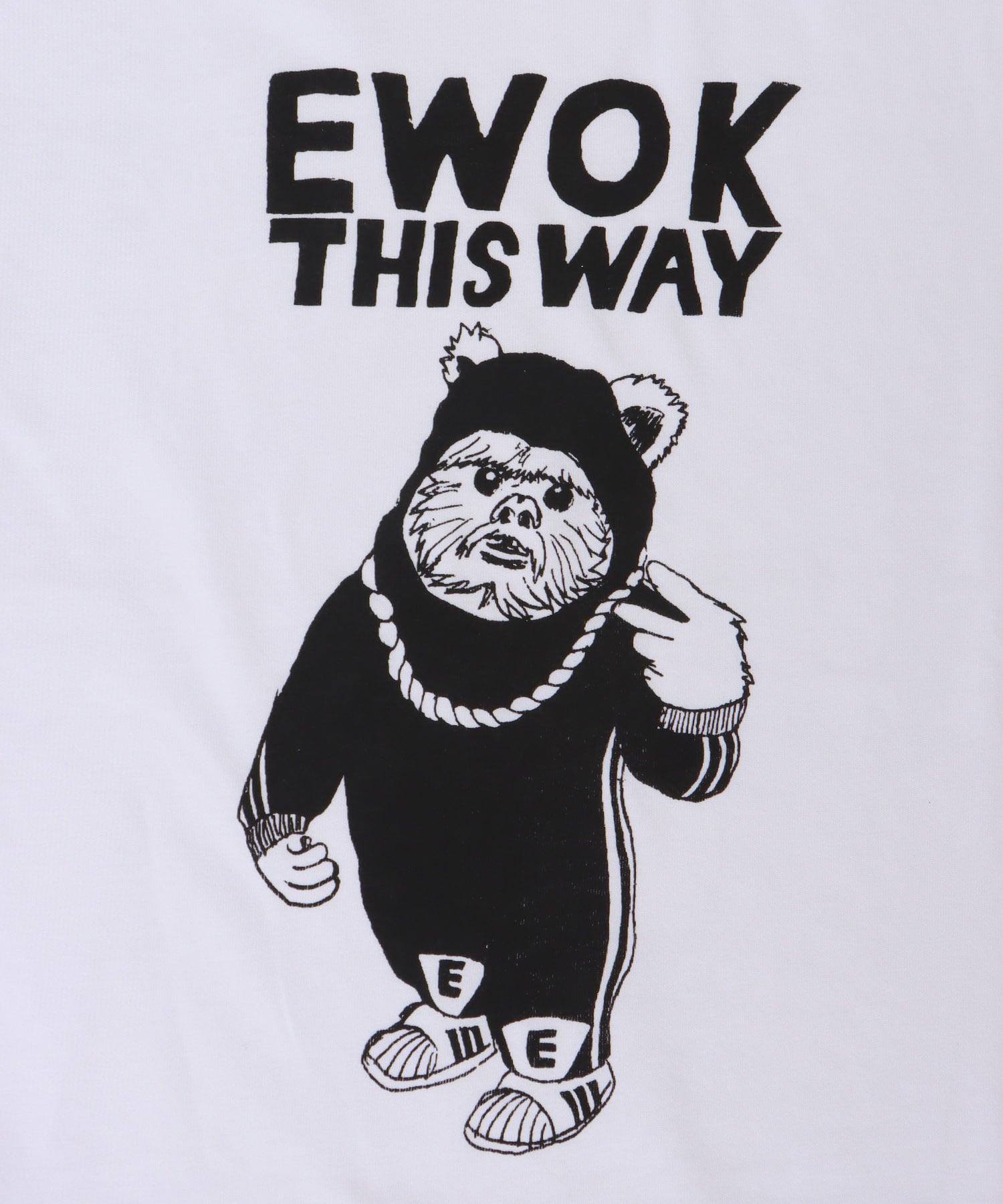 ＜BLACK SCORE＞EWOK CROPPED TEE