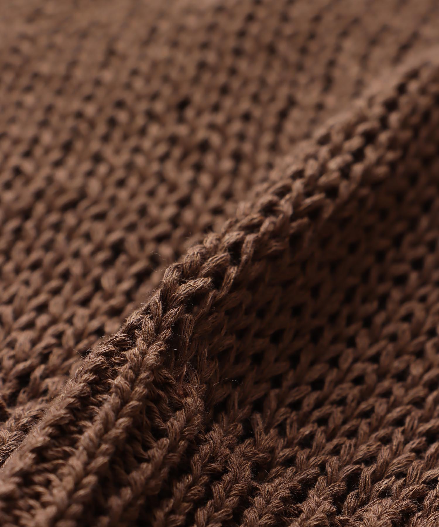 ＜uca＞hand-knit back tulip sleeveless top