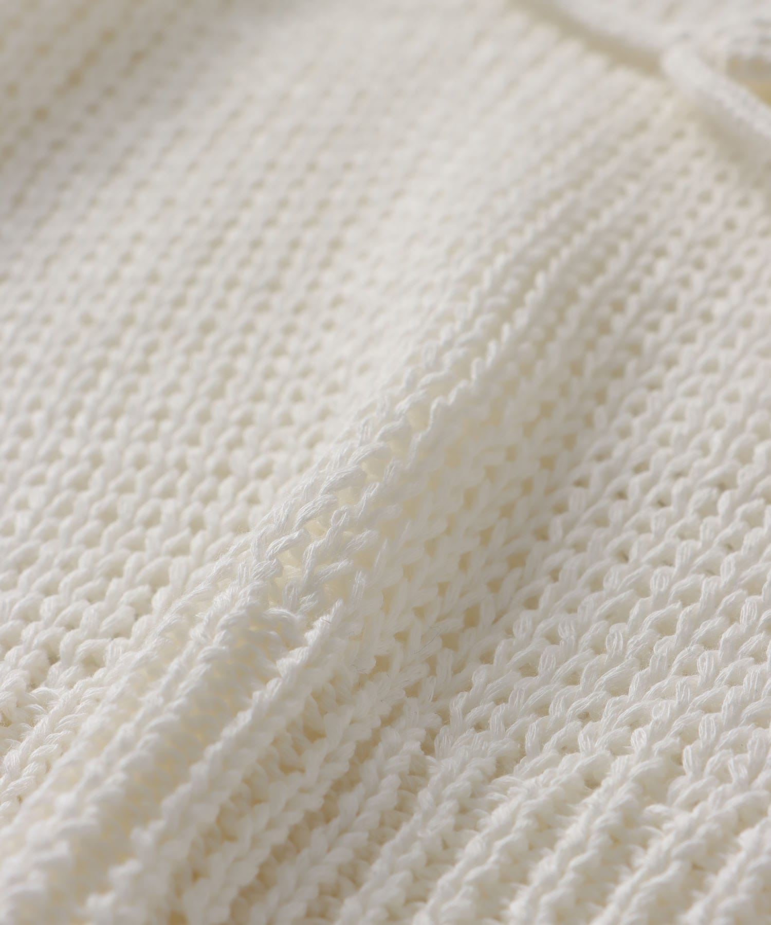 ＜uca＞hand-knit back tulip sleeveless top