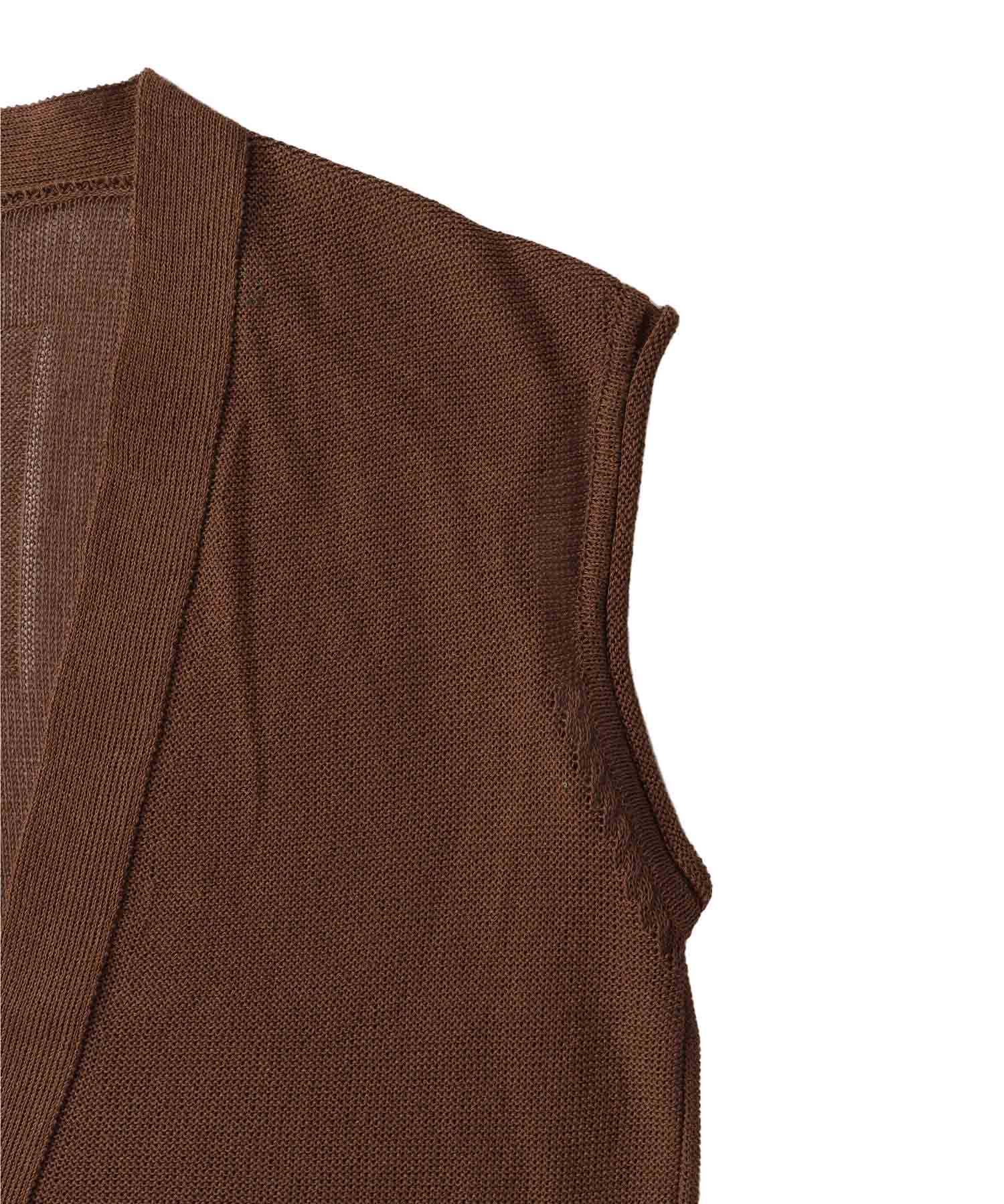 ＜uca＞sheer jersey vest