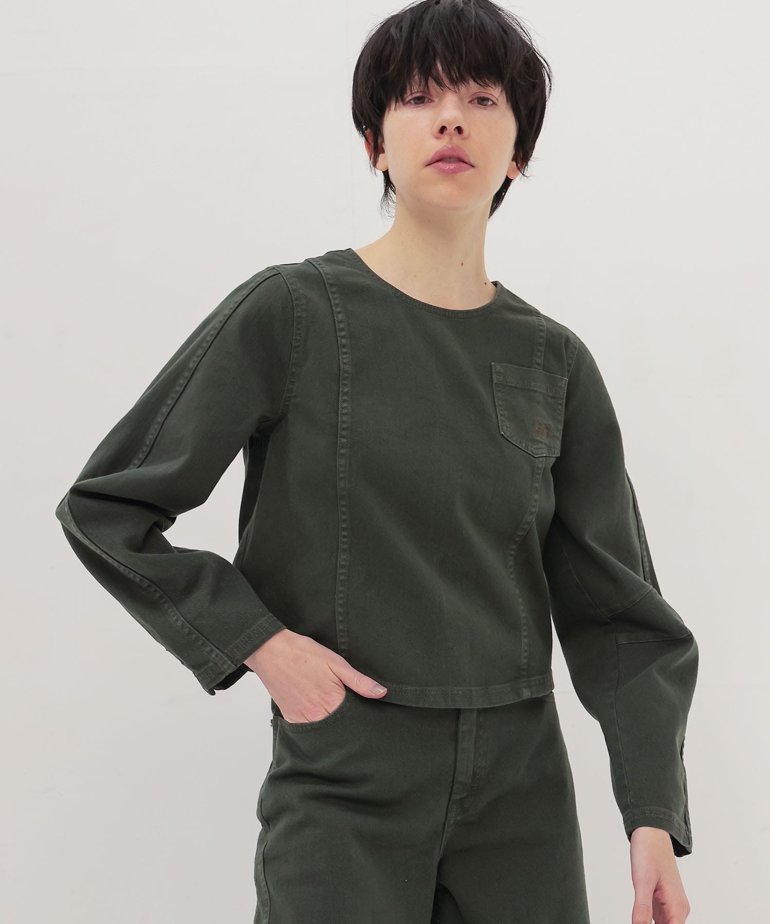 ＜BAUM UND PFERDGARTEN＞MADEL Organic twill