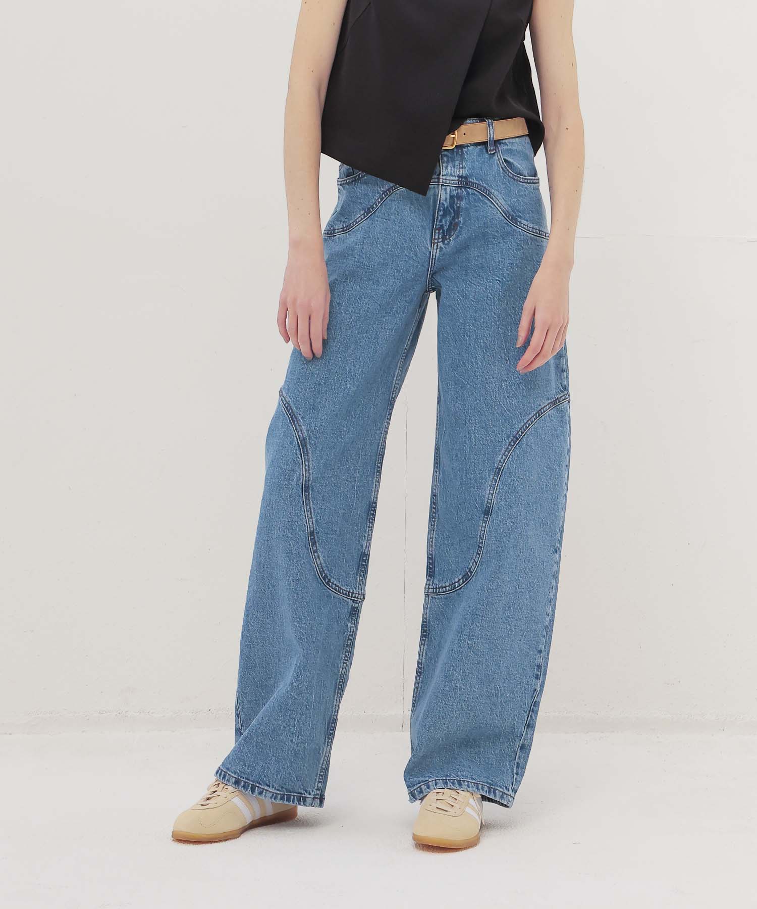 ＜BAUM UND PFERDGARTEN＞NAPOLEN Patch denim