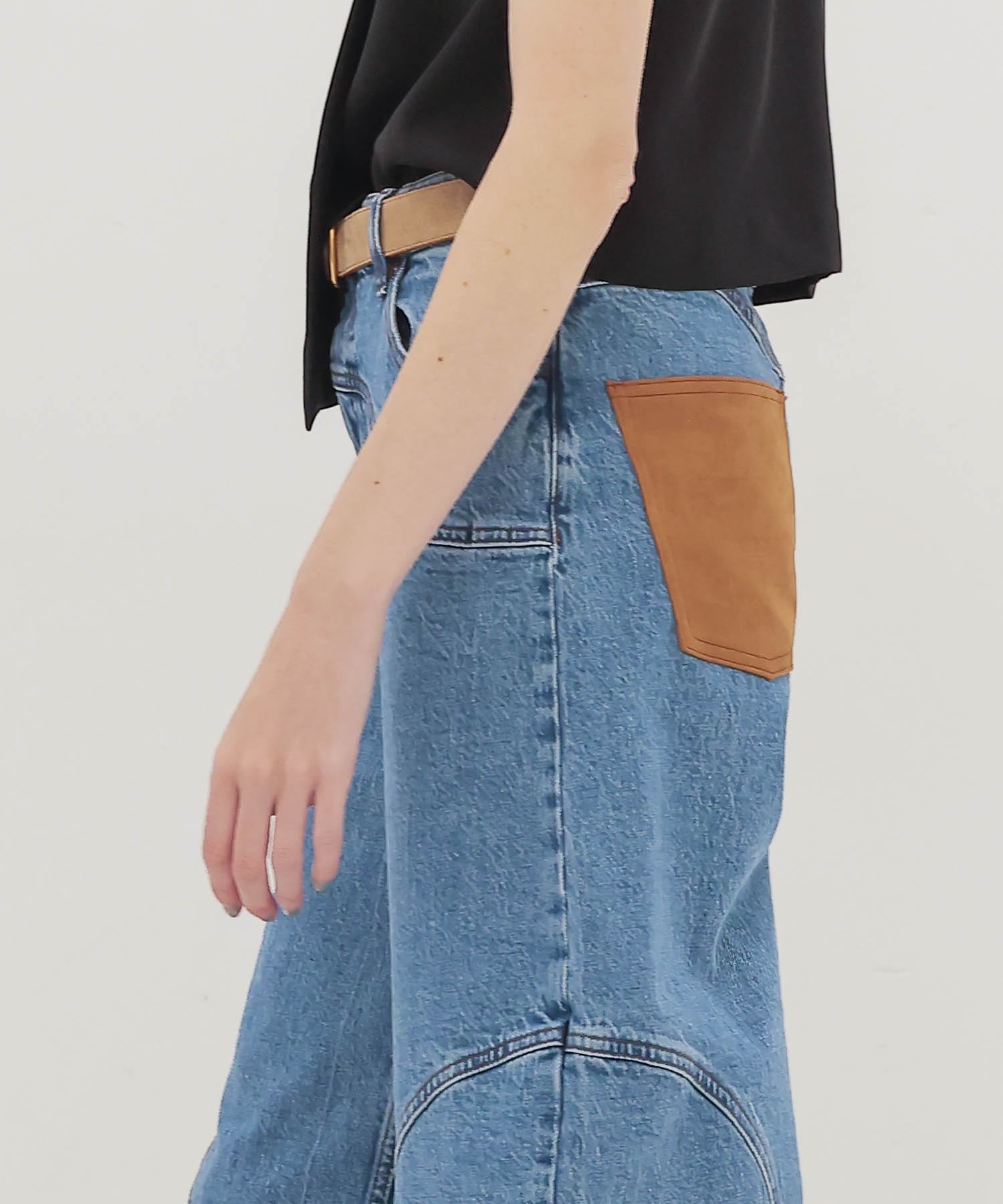 ＜BAUM UND PFERDGARTEN＞NAPOLEN Patch denim