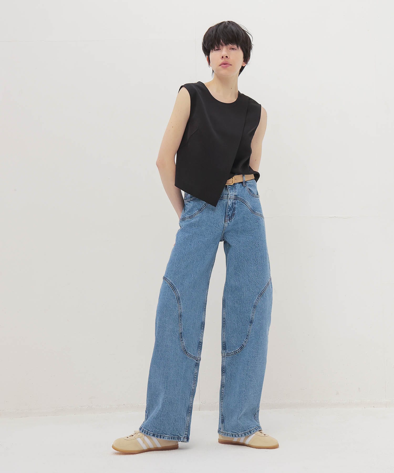 ＜BAUM UND PFERDGARTEN＞NAPOLEN Patch denim