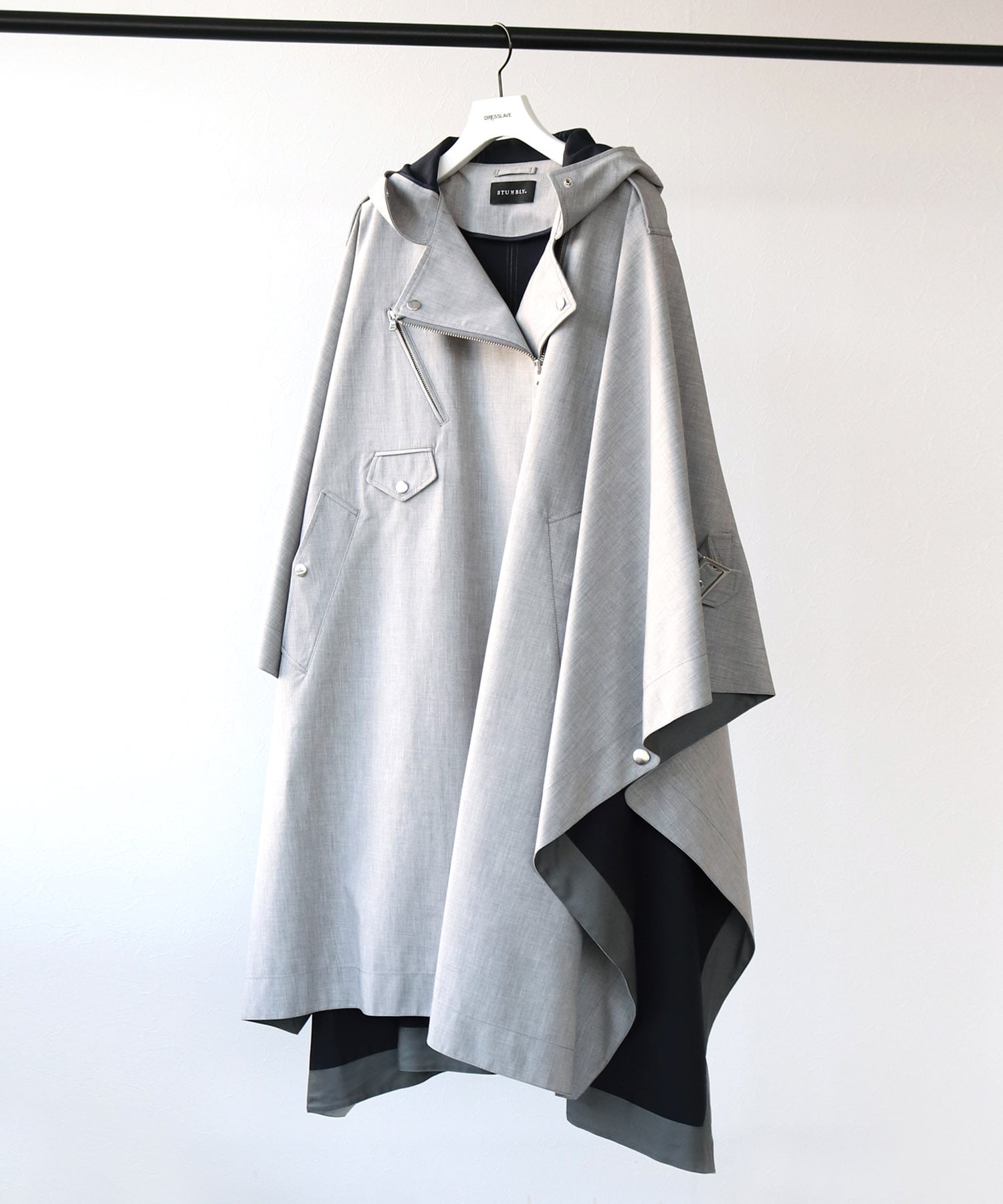 ＜STUMBLY＞riders/trench combi poncho