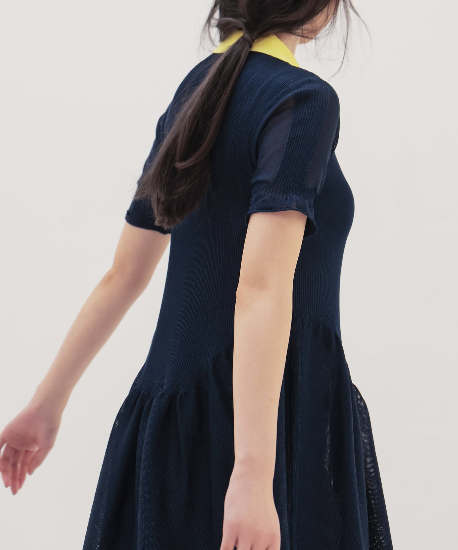 ＜ODAKHA＞gynoid polo dress