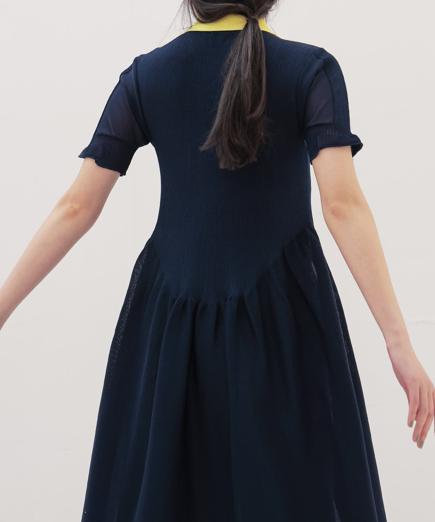 ＜ODAKHA＞gynoid polo dress