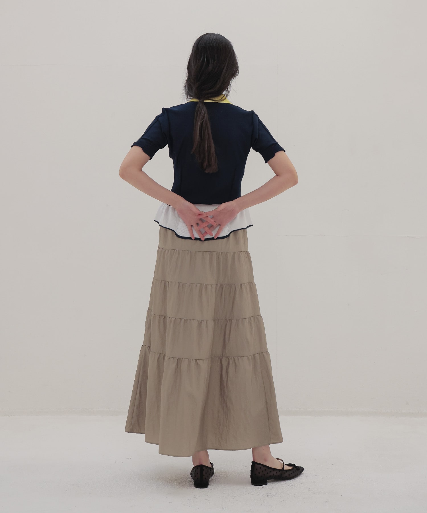 ＜ODAKHA＞gynoid polo shirt