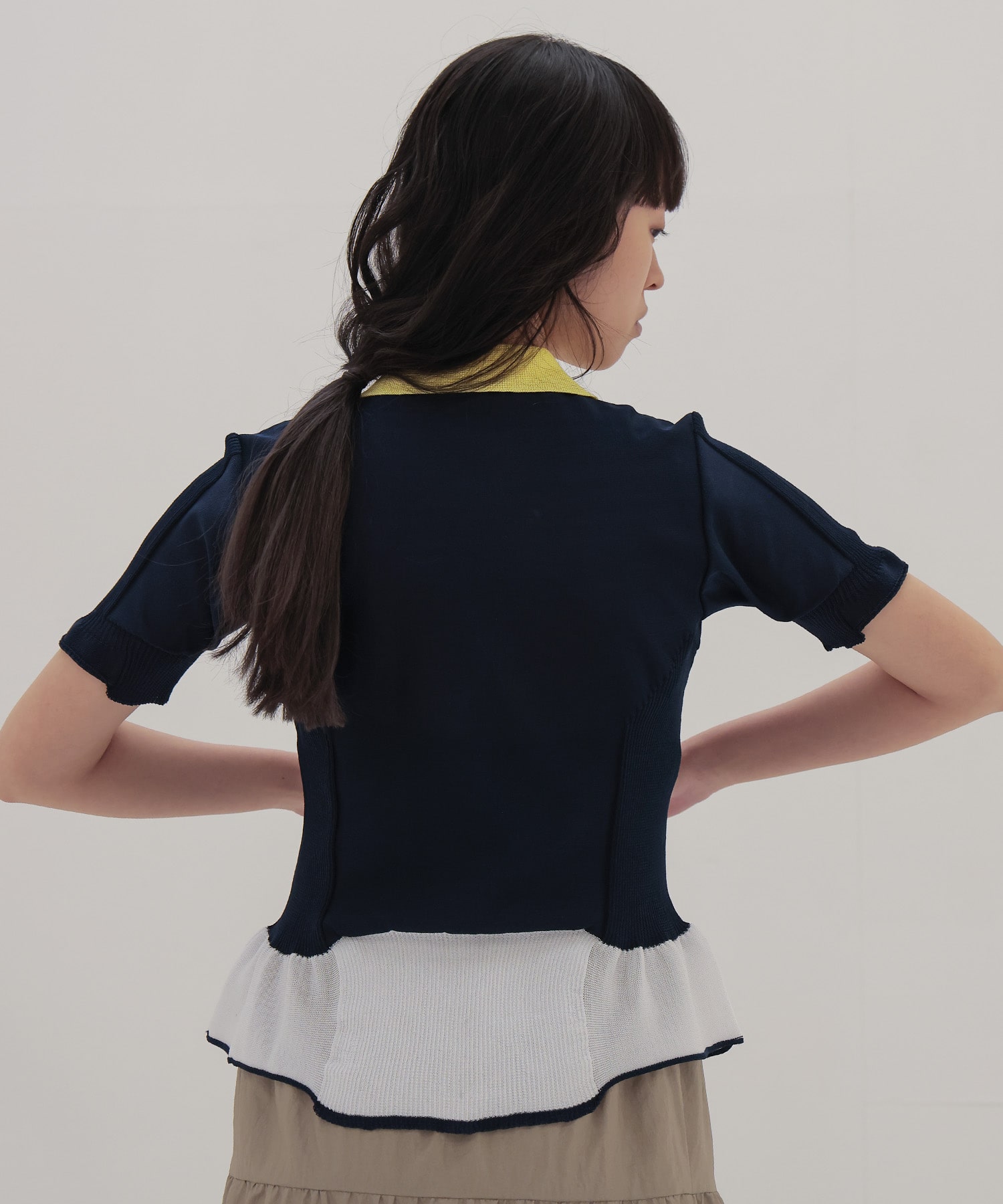 ＜ODAKHA＞gynoid polo shirt