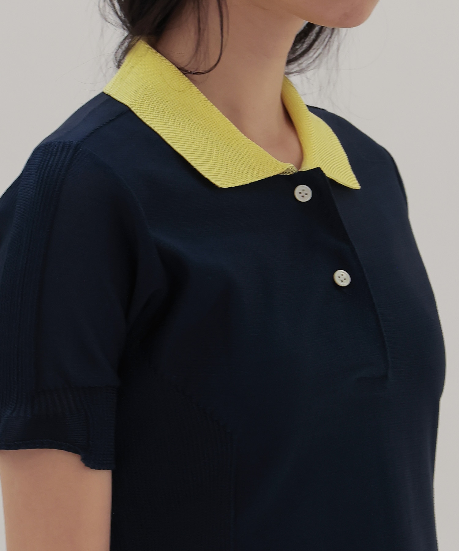 ＜ODAKHA＞gynoid polo shirt