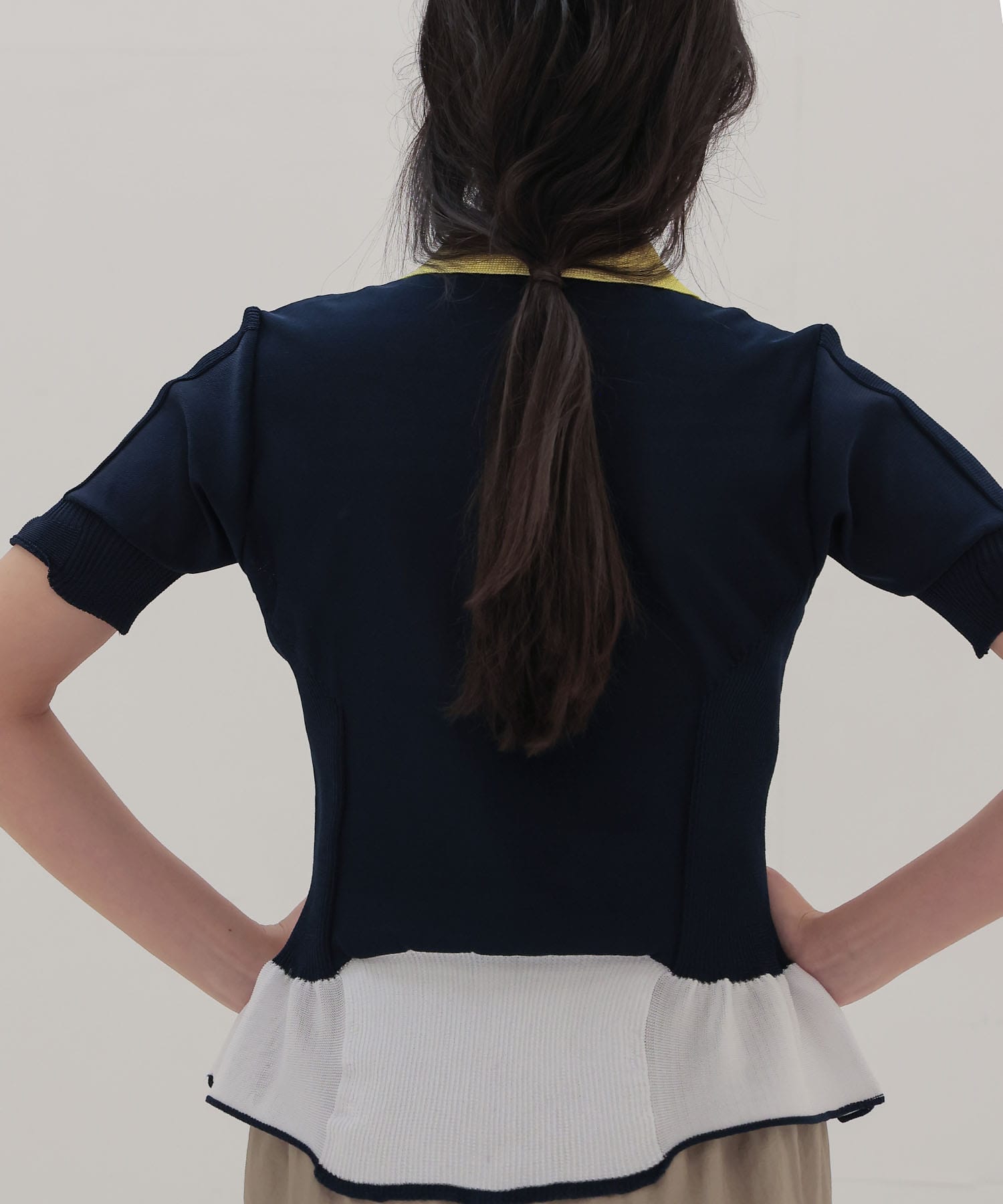 ＜ODAKHA＞gynoid polo shirt