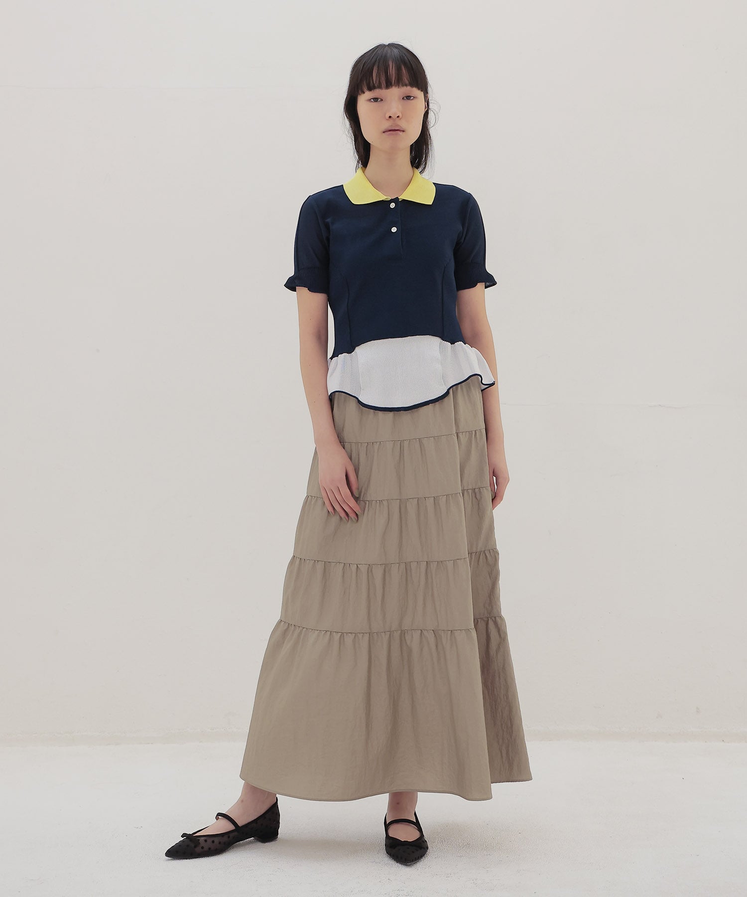 ＜ODAKHA＞gynoid polo shirt