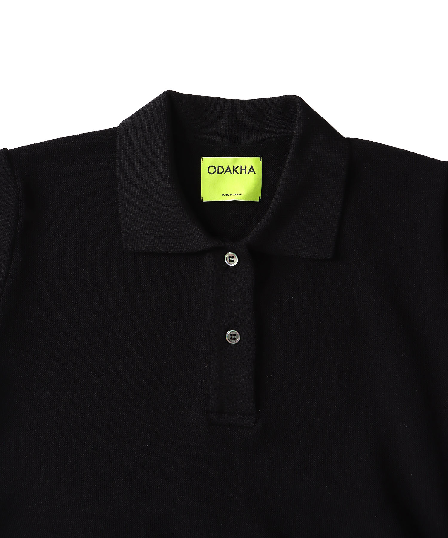 ＜ODAKHA＞wavy flared polo