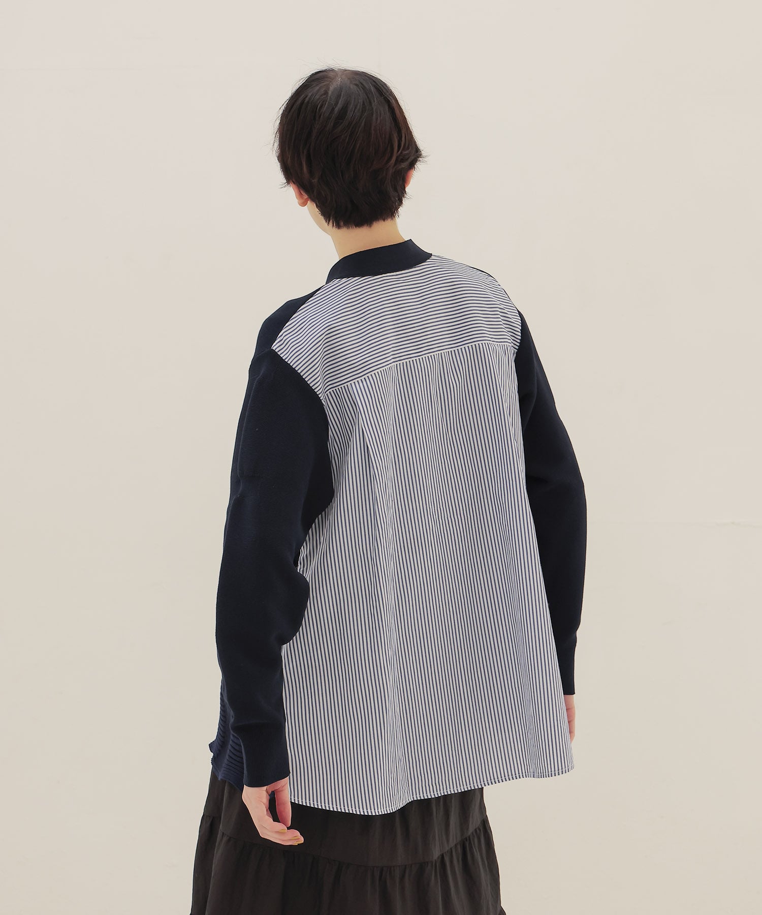 ＜ODAKHA＞wavy flared cardigan