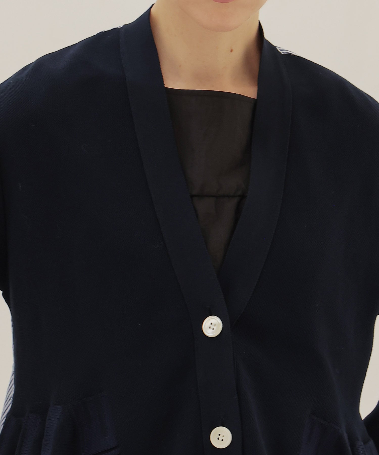 ＜ODAKHA＞wavy flared cardigan