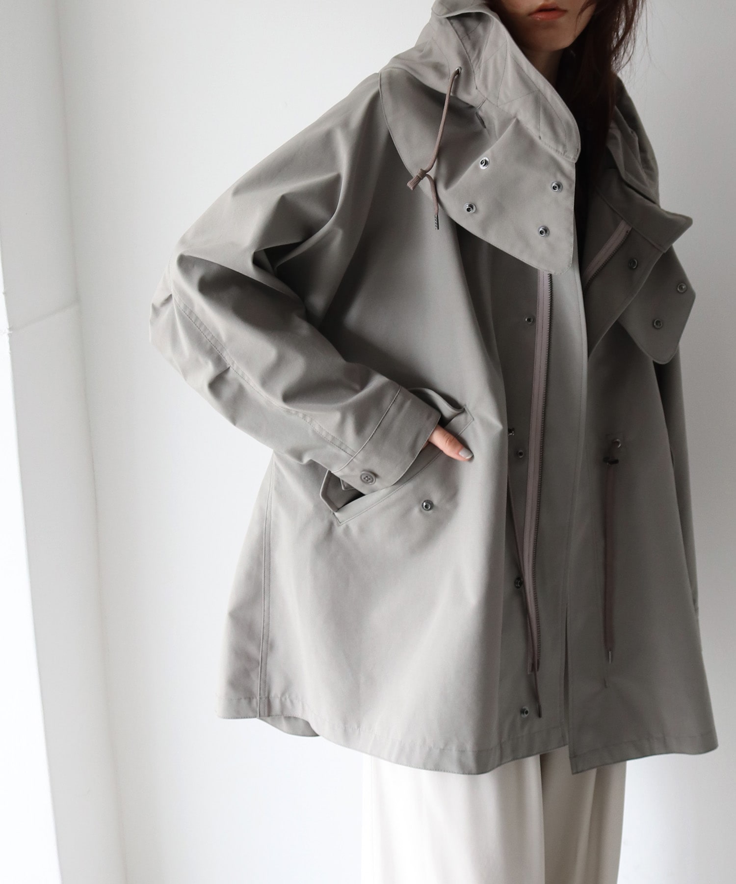 ＜Hart＞oversized hooded coat