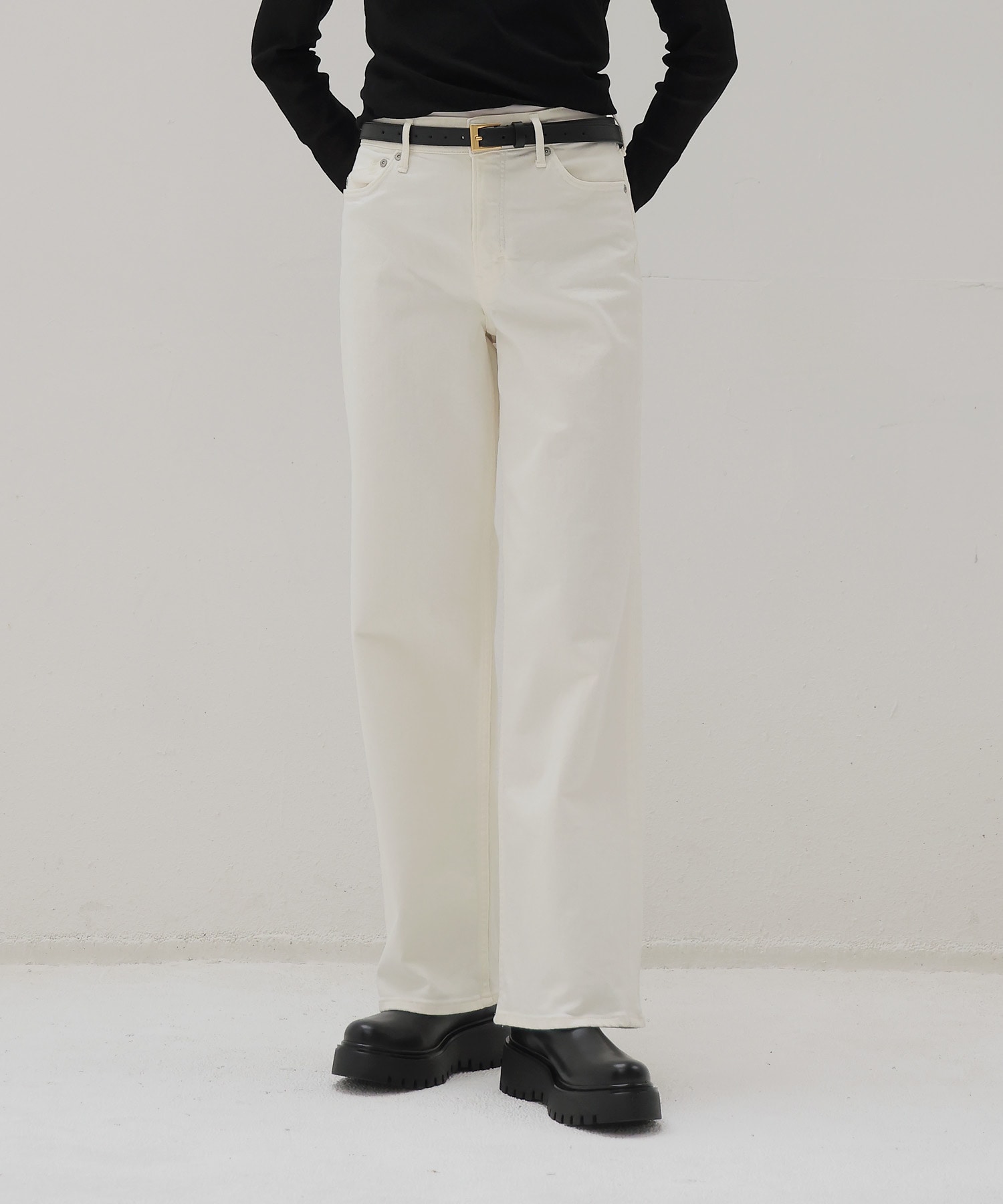 【YANUK/ヤヌーク】GINA Straight pants