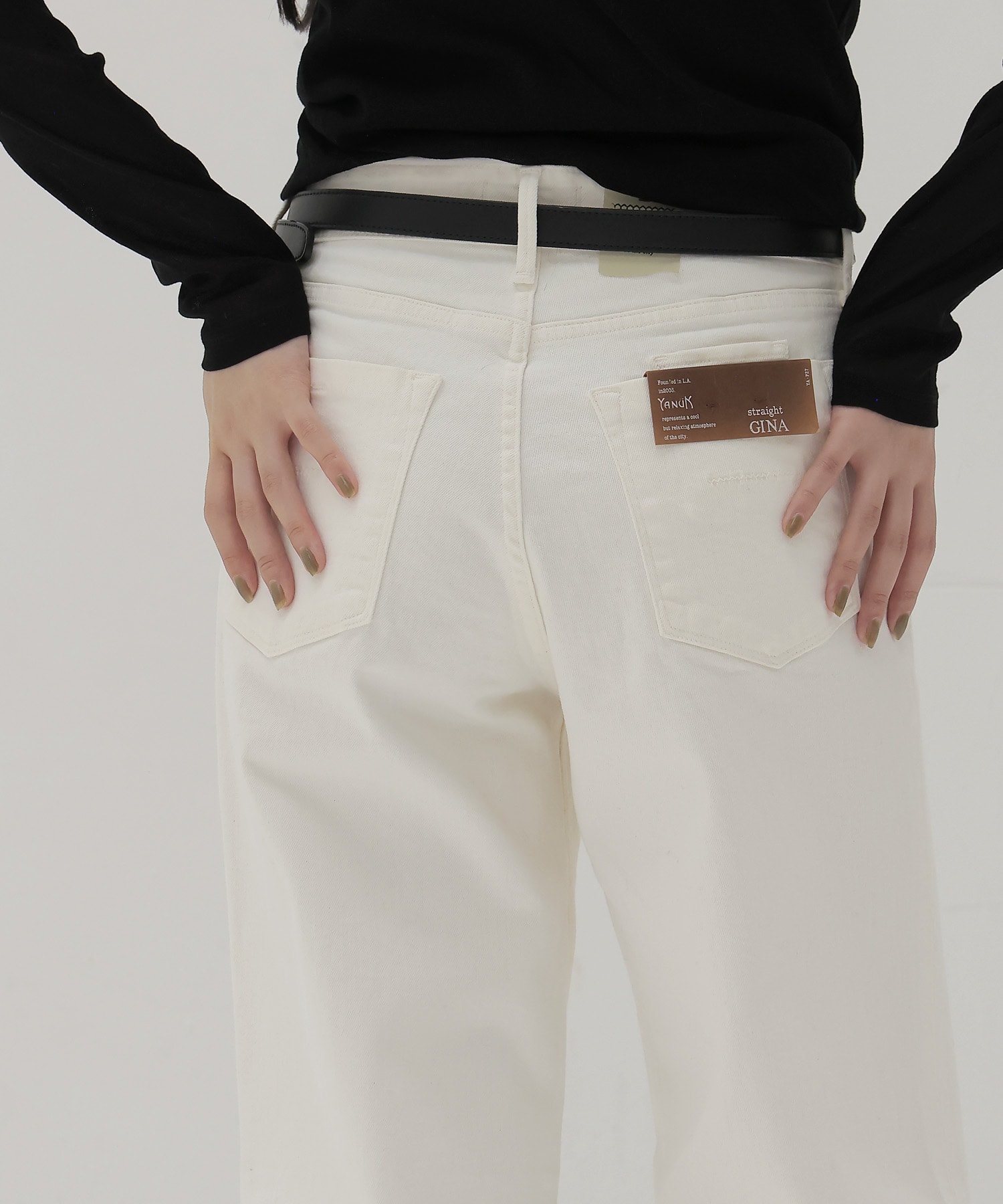 【YANUK/ヤヌーク】GINA Straight pants