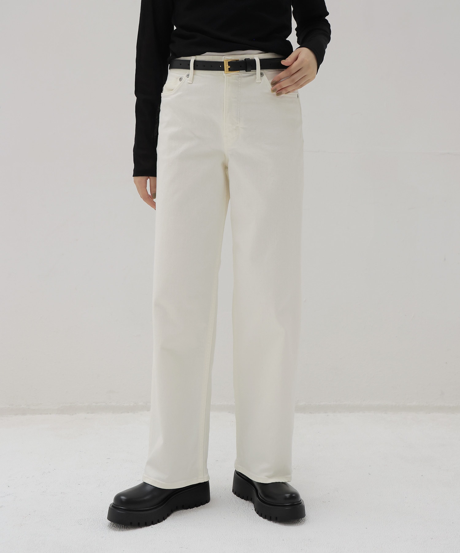 【YANUK/ヤヌーク】GINA Straight pants
