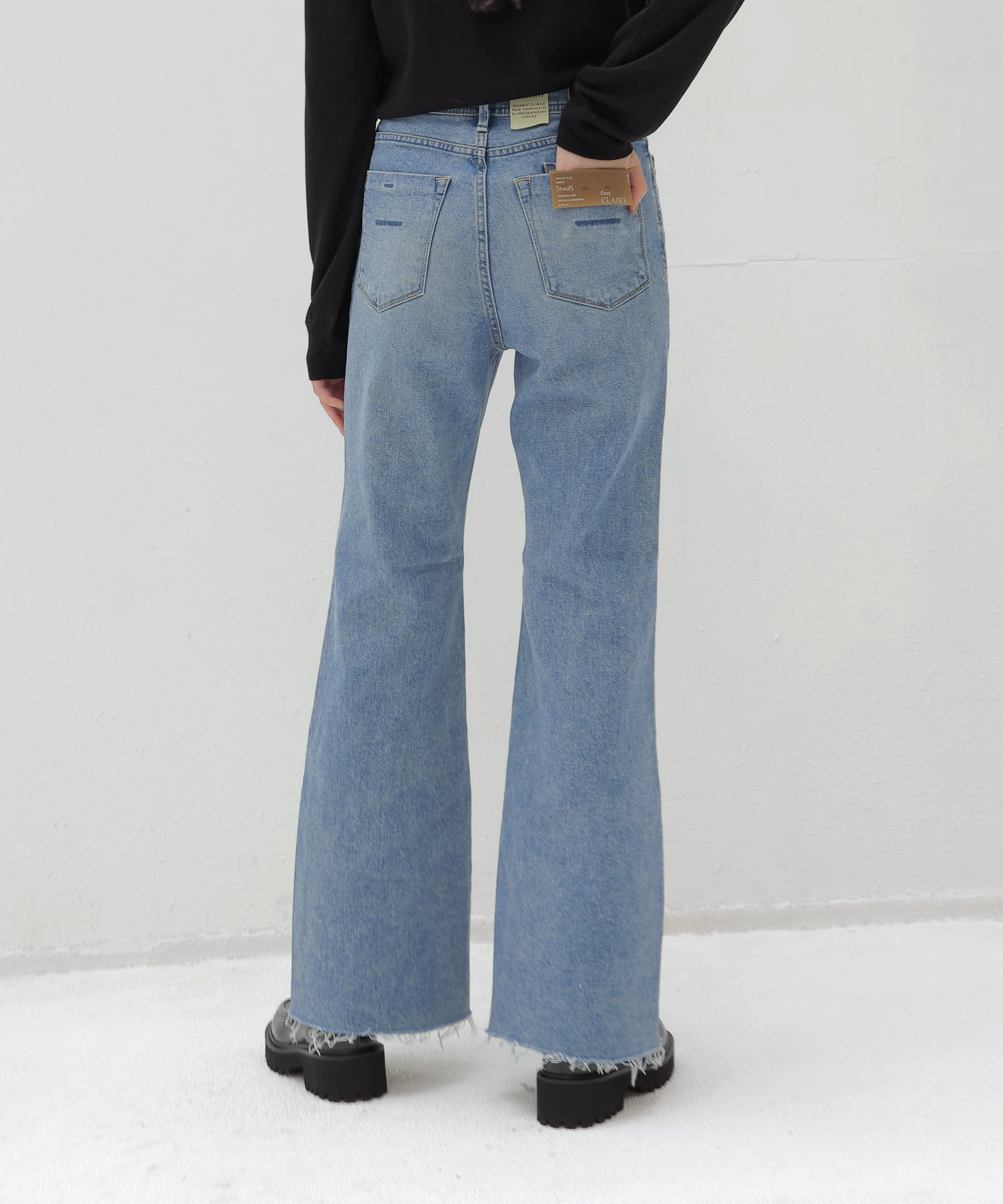 【YANUK/ヤヌーク】CLAIRE Flare denim