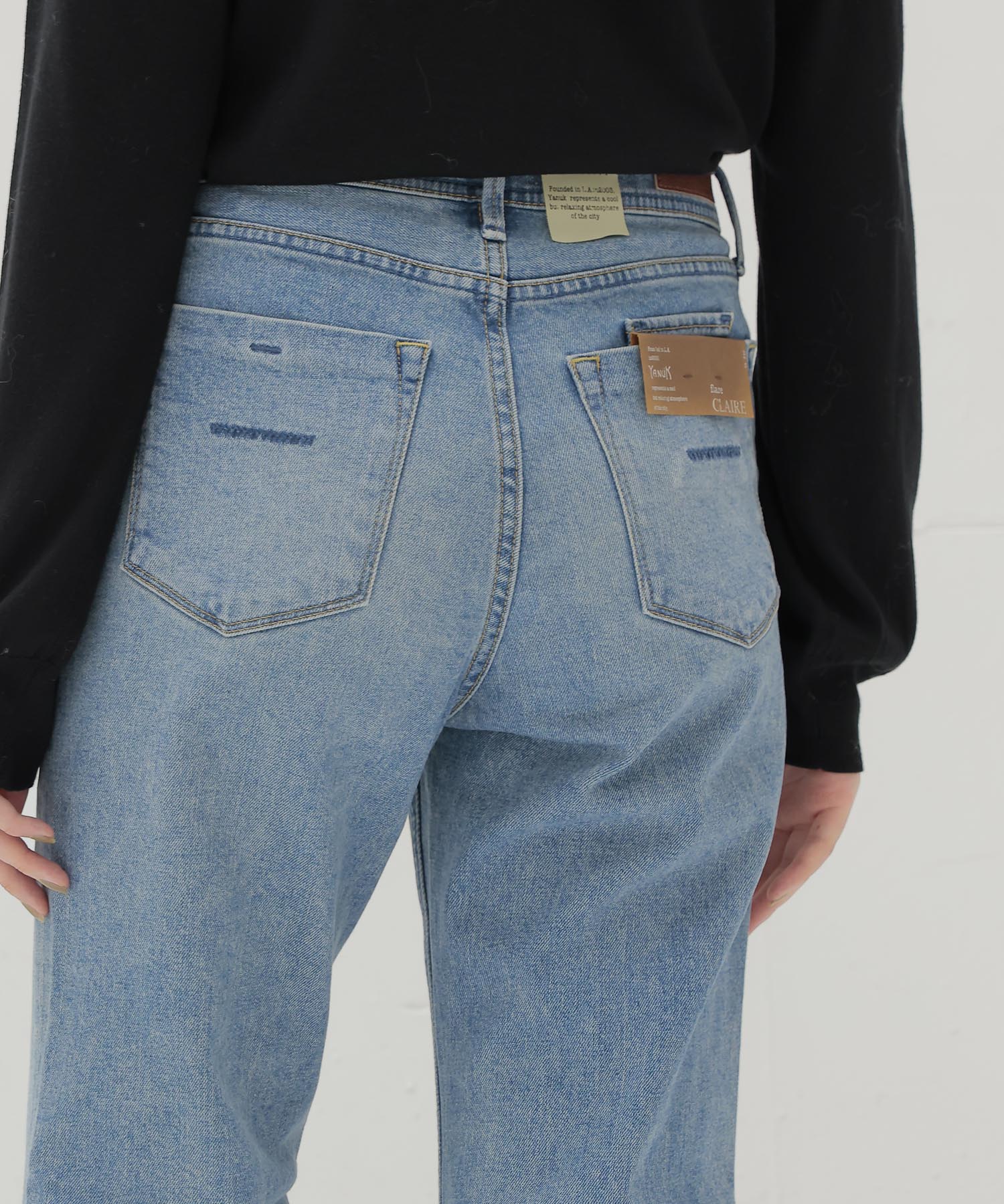 【YANUK/ヤヌーク】CLAIRE Flare denim