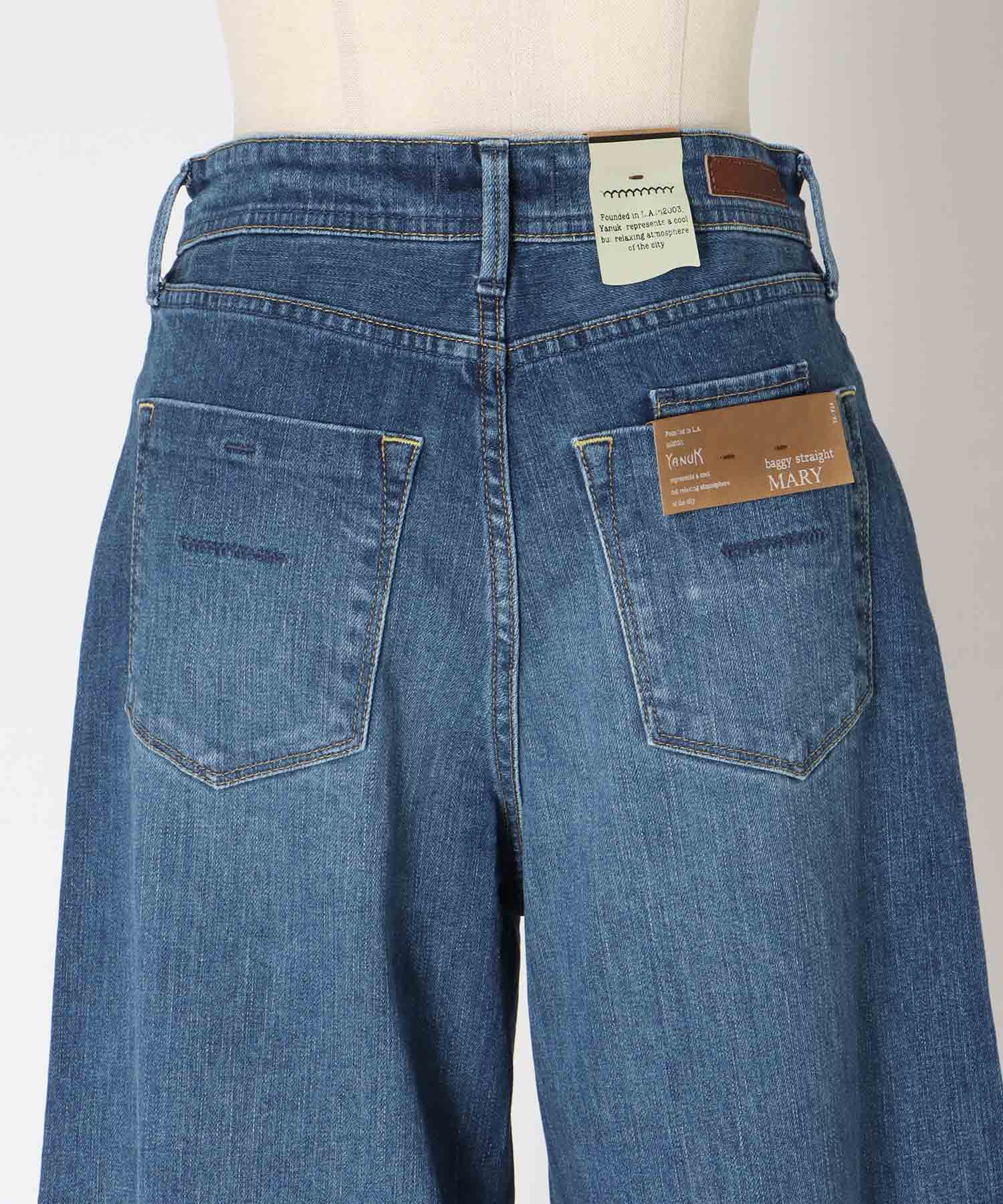 【YANUK/ヤヌーク】MARY Baggy Straight