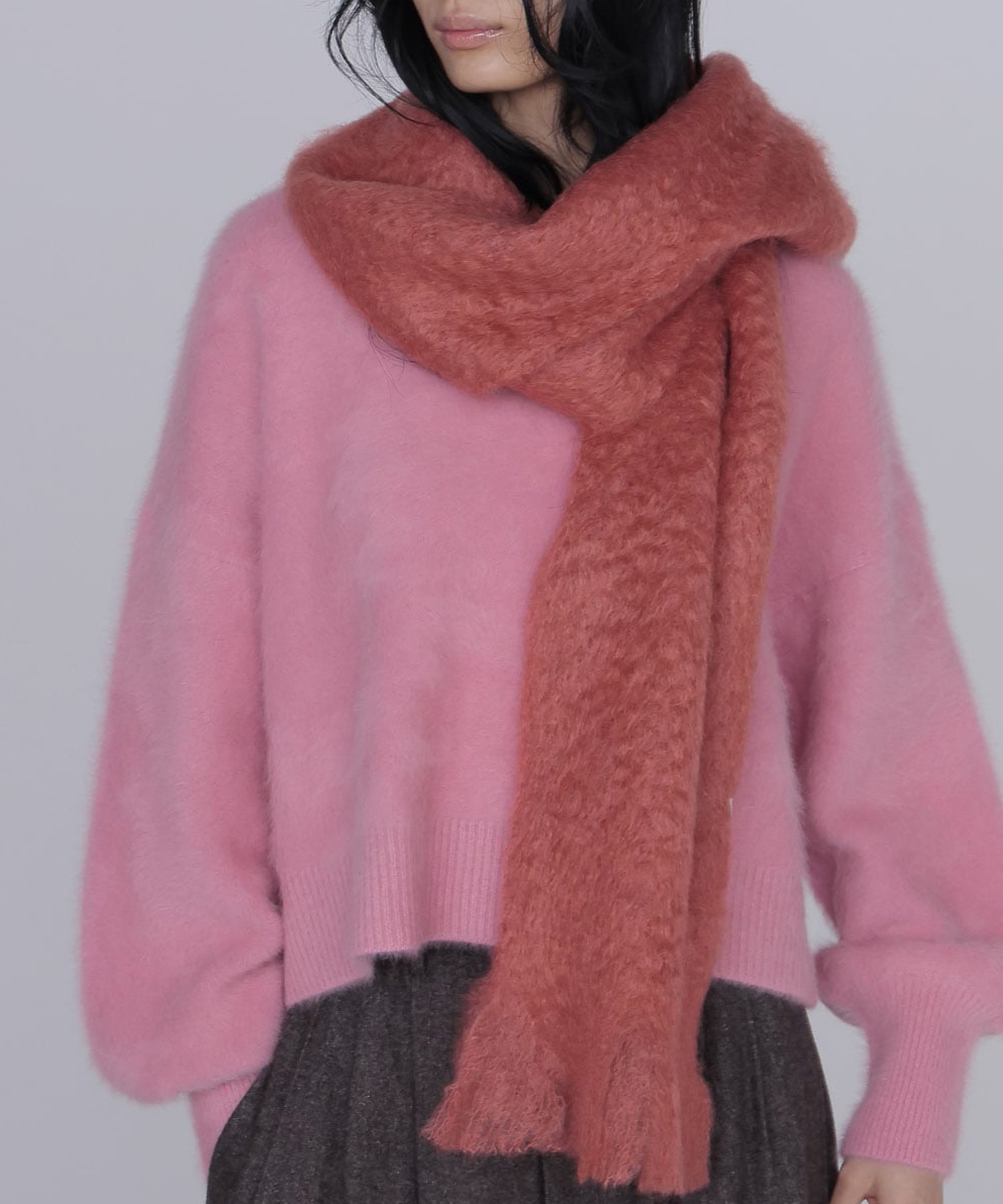 814 Ezcaray/エイトフォーティーンエスカライ】Scarf Liso | AND ON